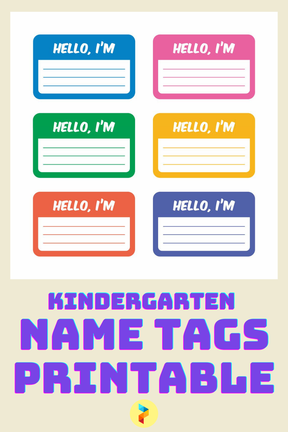 5 Best Kindergarten Name s Printable Printablee Com