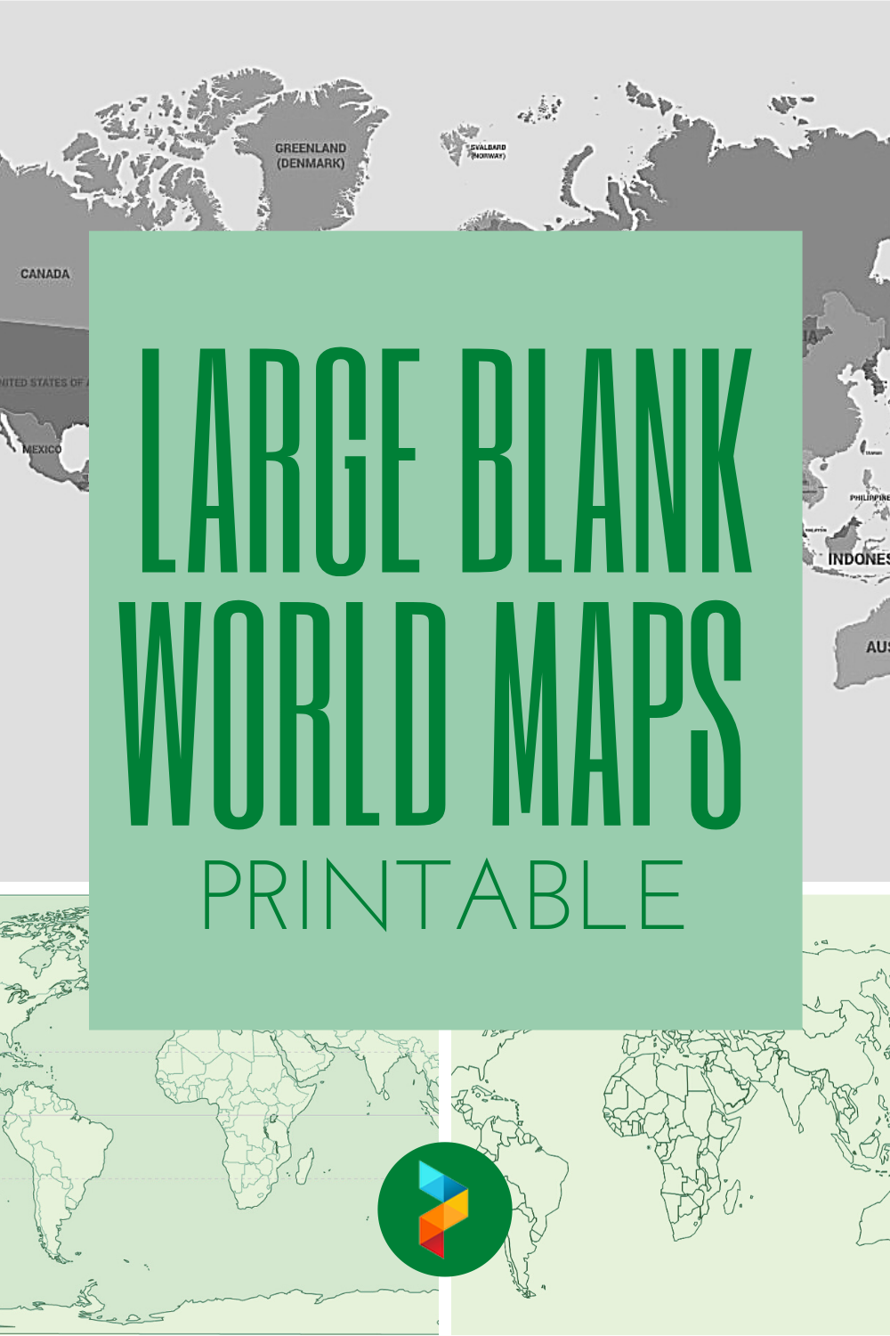 10 best large blank world maps printable printablee com