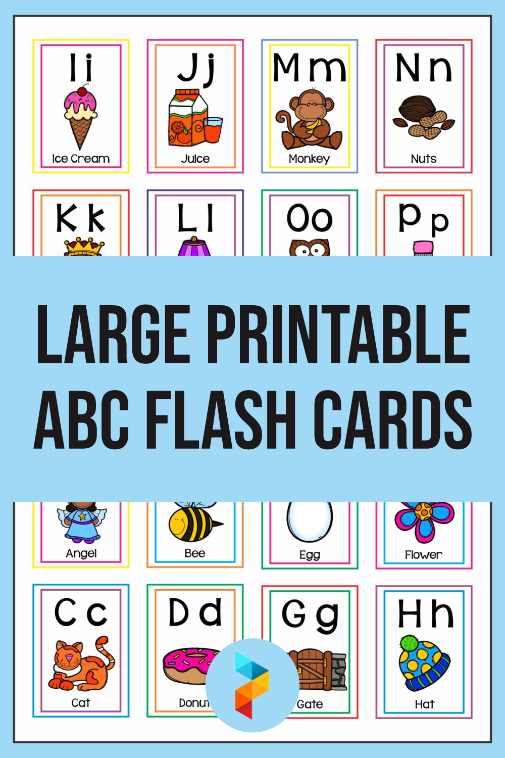 6 Best Large Printable ABC Flash Cards - printablee.com