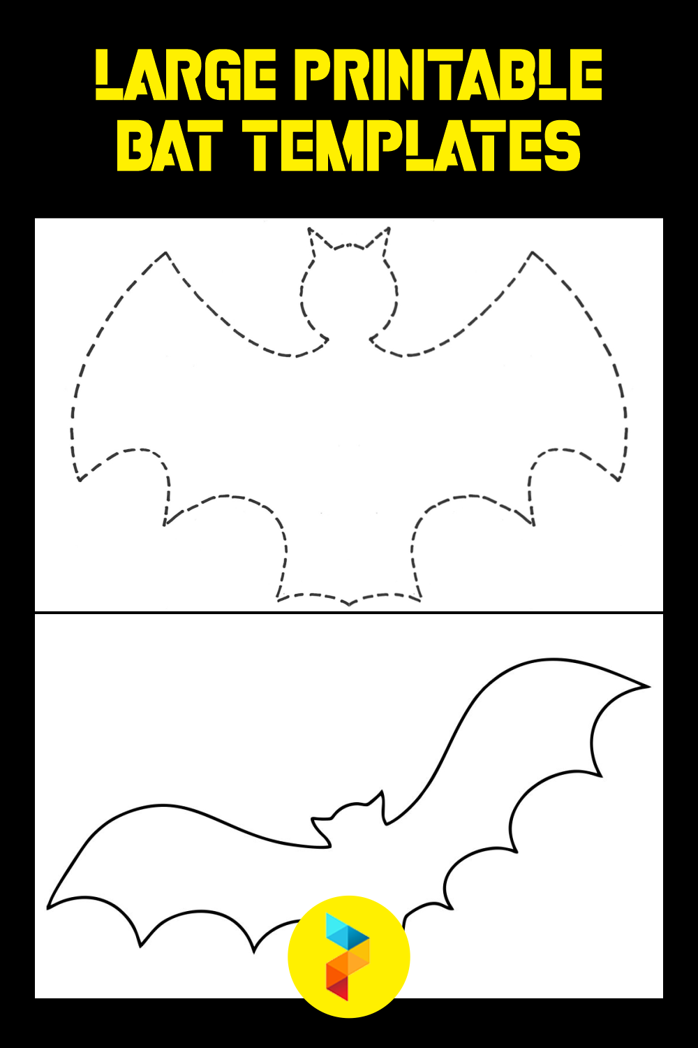 Large Bat Template