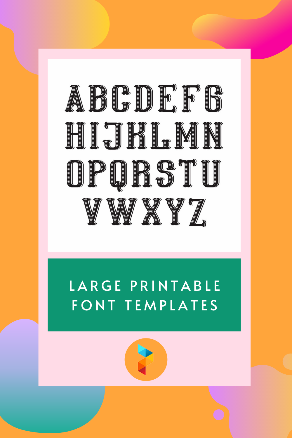 Large Font Templates Large Font Templates