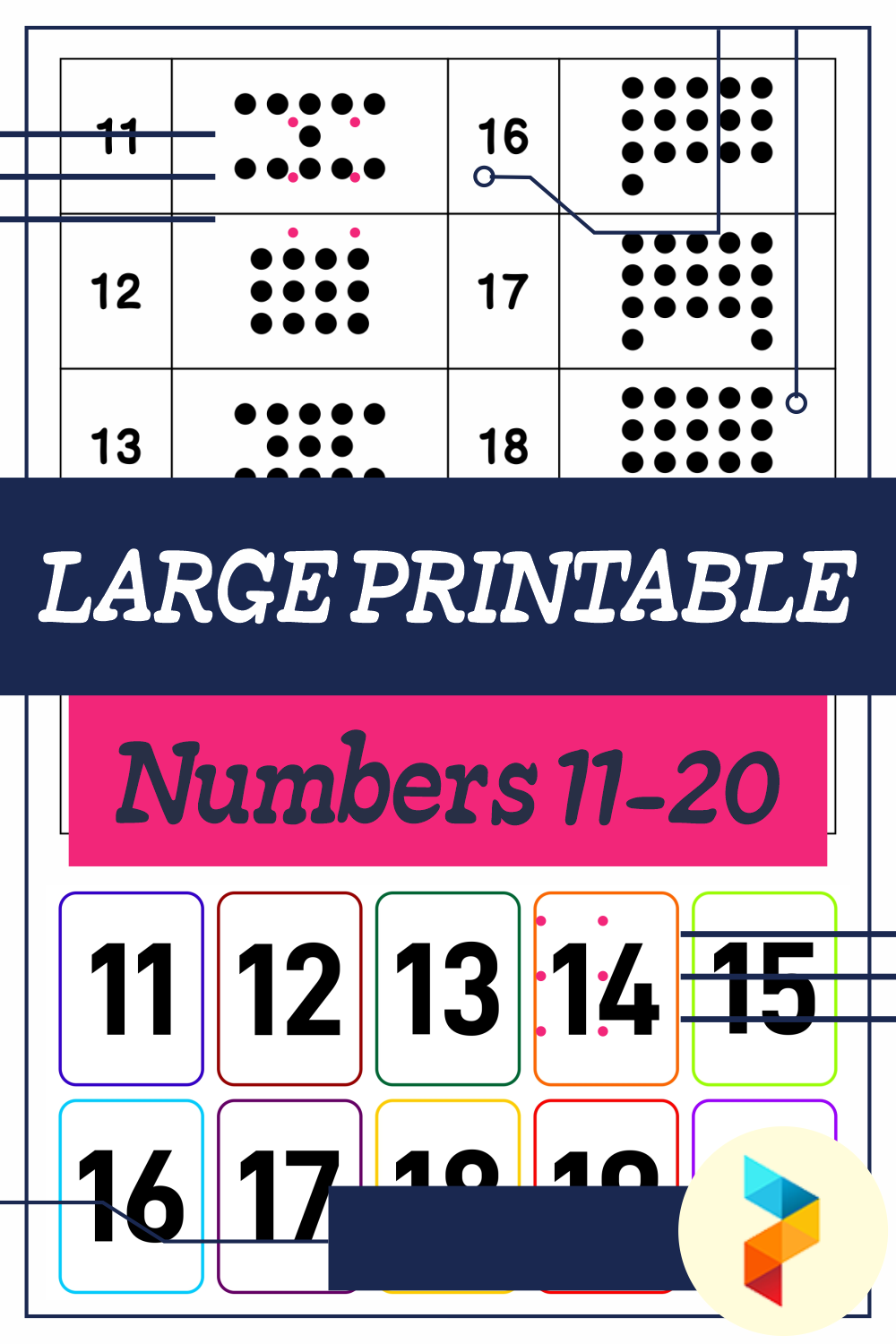 Large Numbers 11-20 Large Numbers 11-20