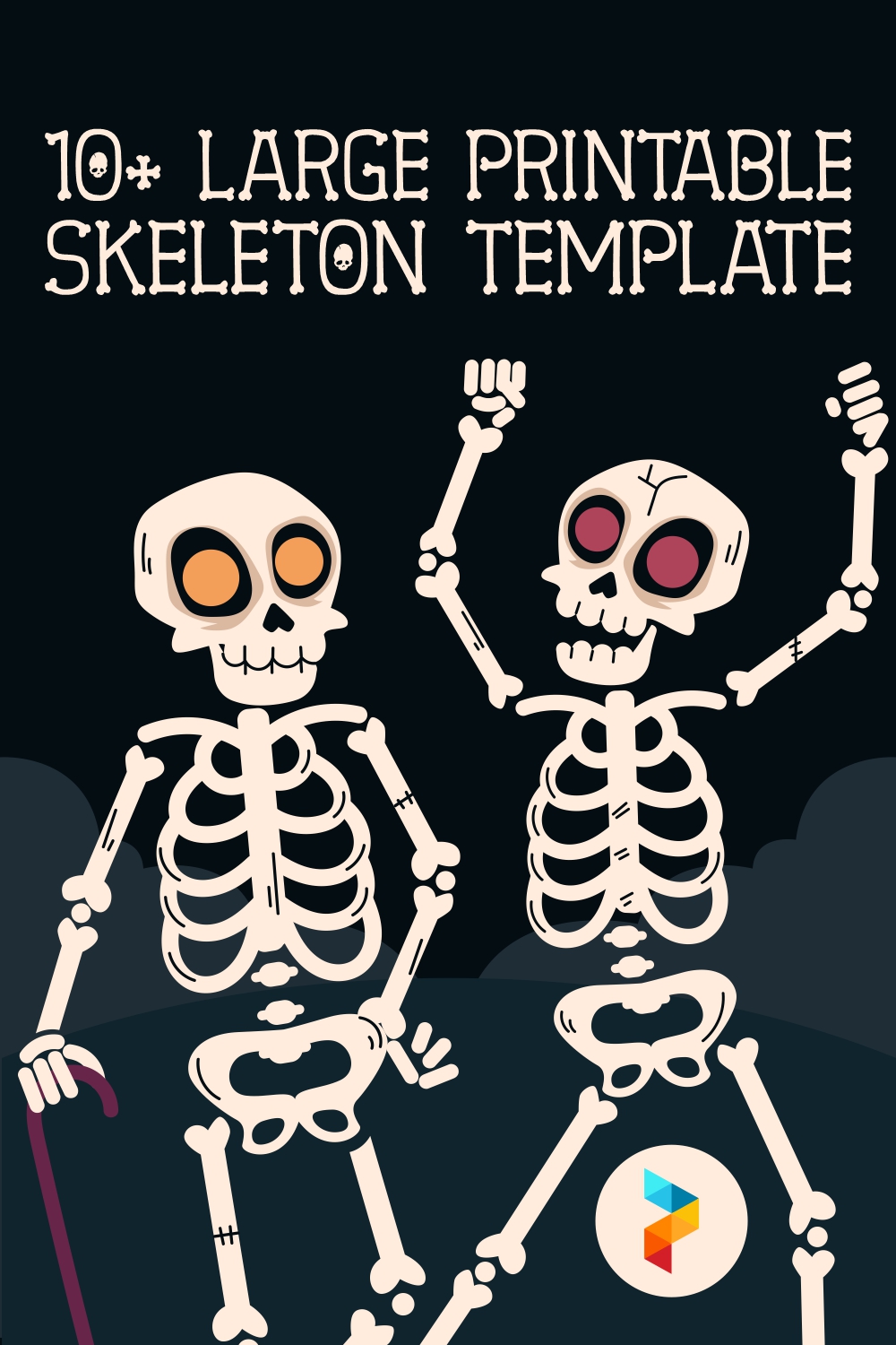 Large Skeleton Template