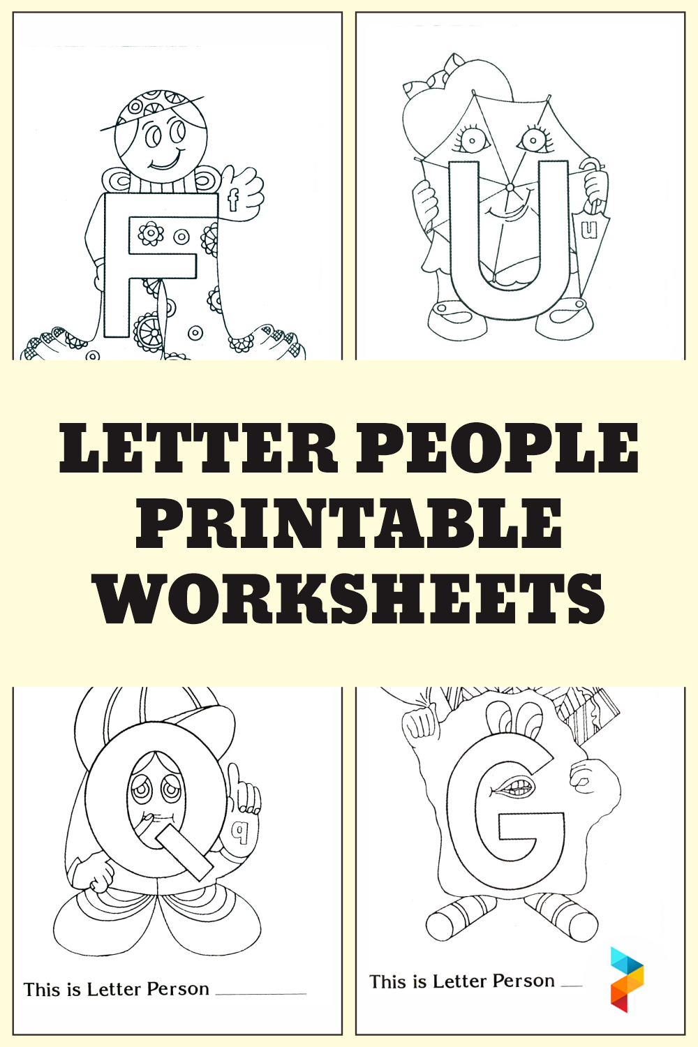 Letter People Worksheets Letter People Worksheets