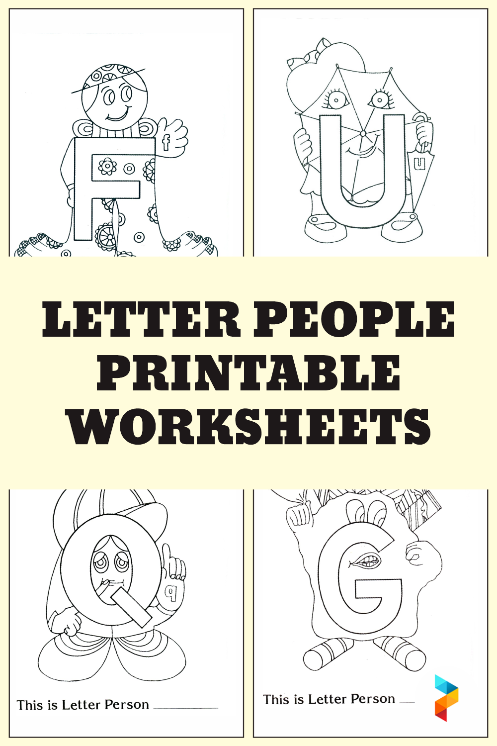 Letter People Worksheets