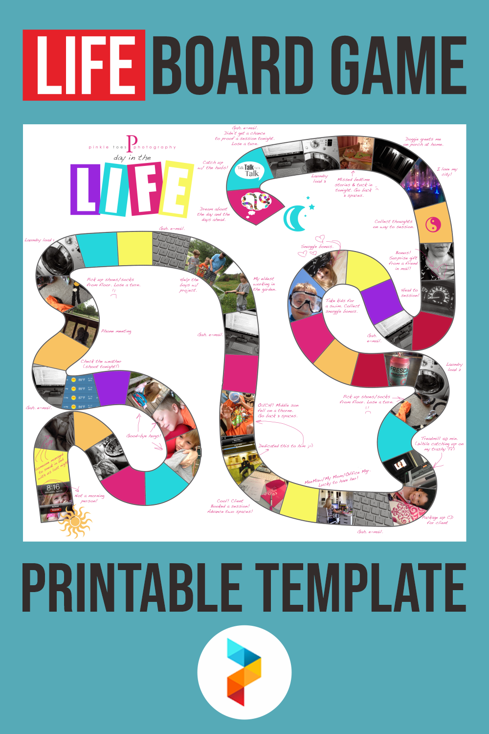 Printable Game Of Life Board Template