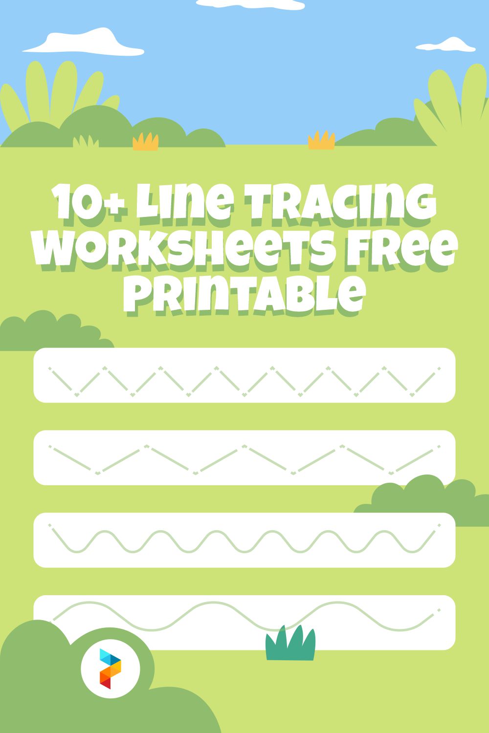 Line Tracing Worksheets Printable