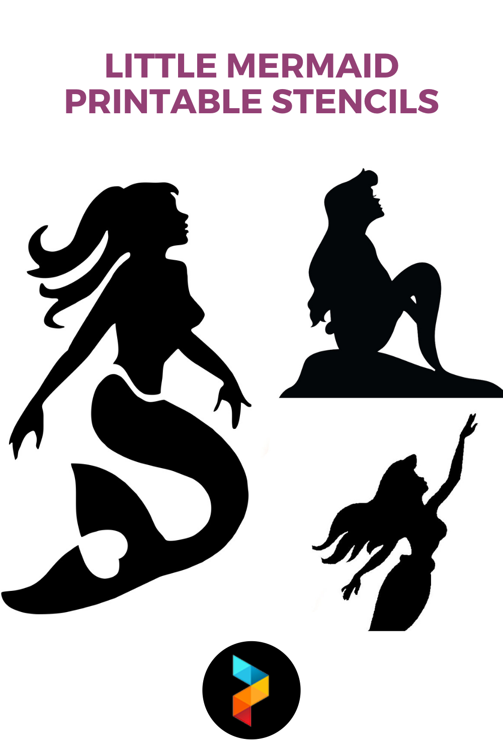 Little Mermaid Printable Stencils
