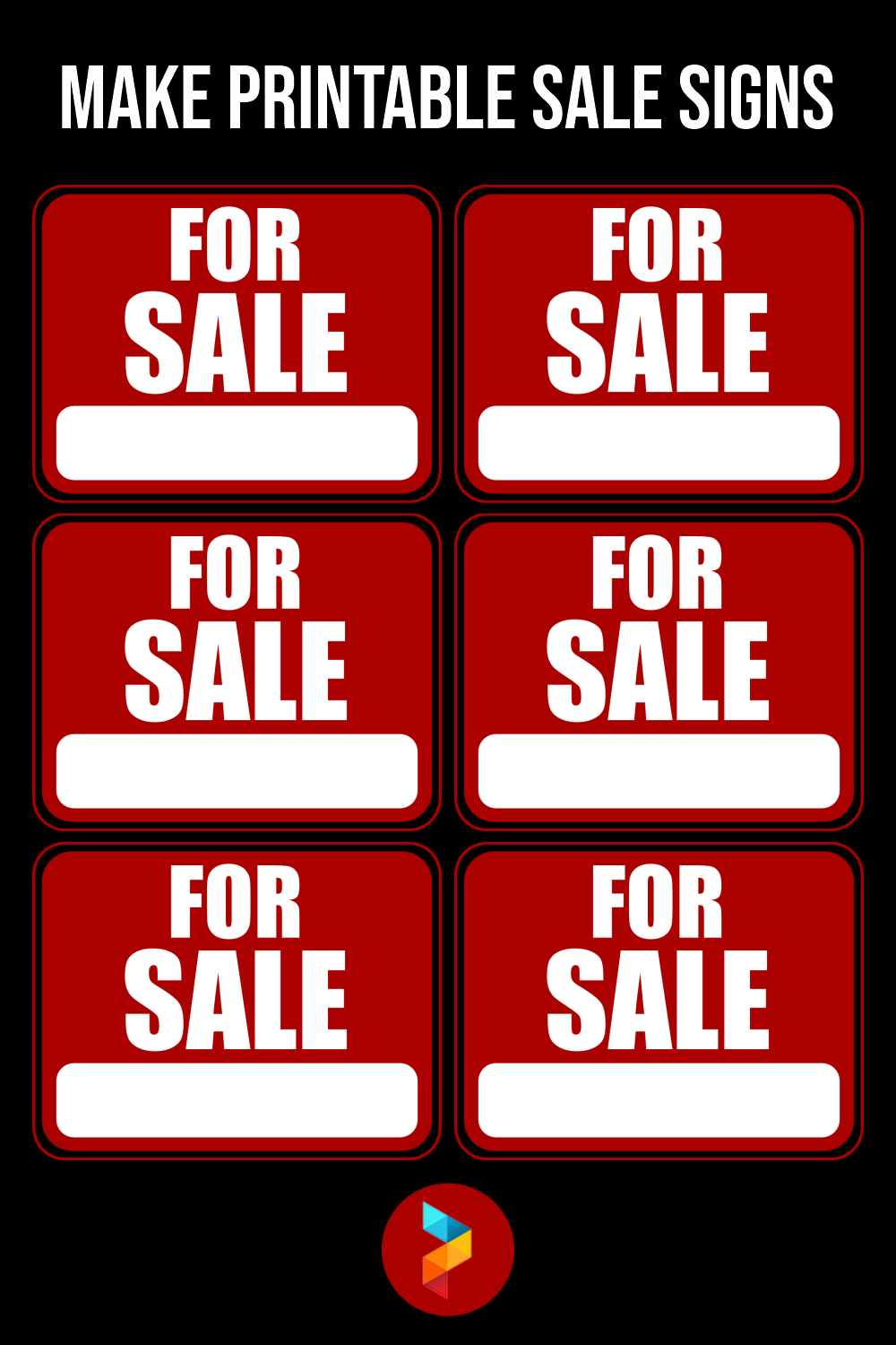 4 Best Make Free Printable Sale Signs