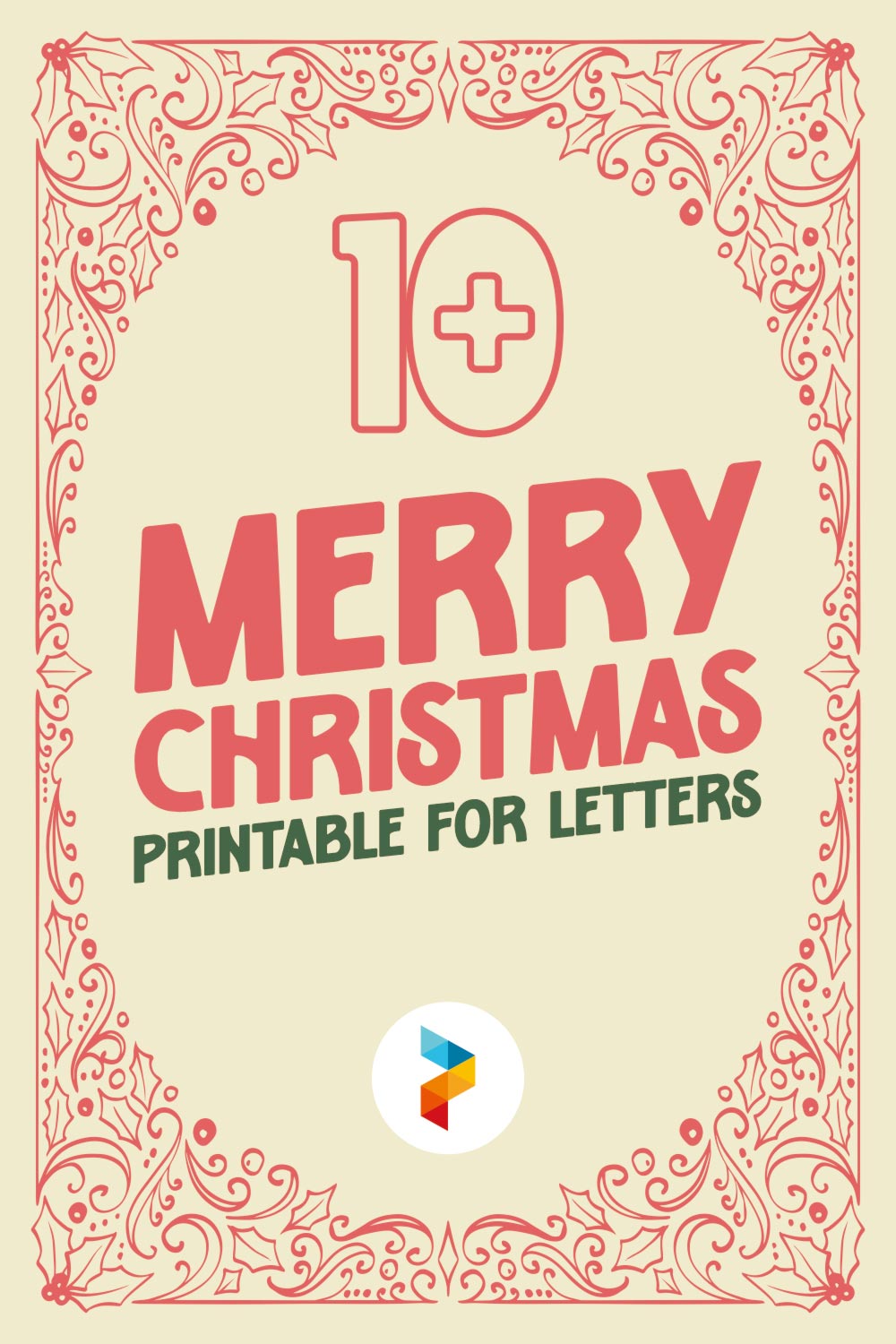 Merry Christmas Printable For Letters