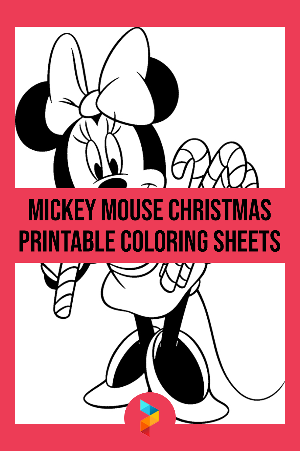 Mickey Mouse Christmas Printable Coloring Sheets