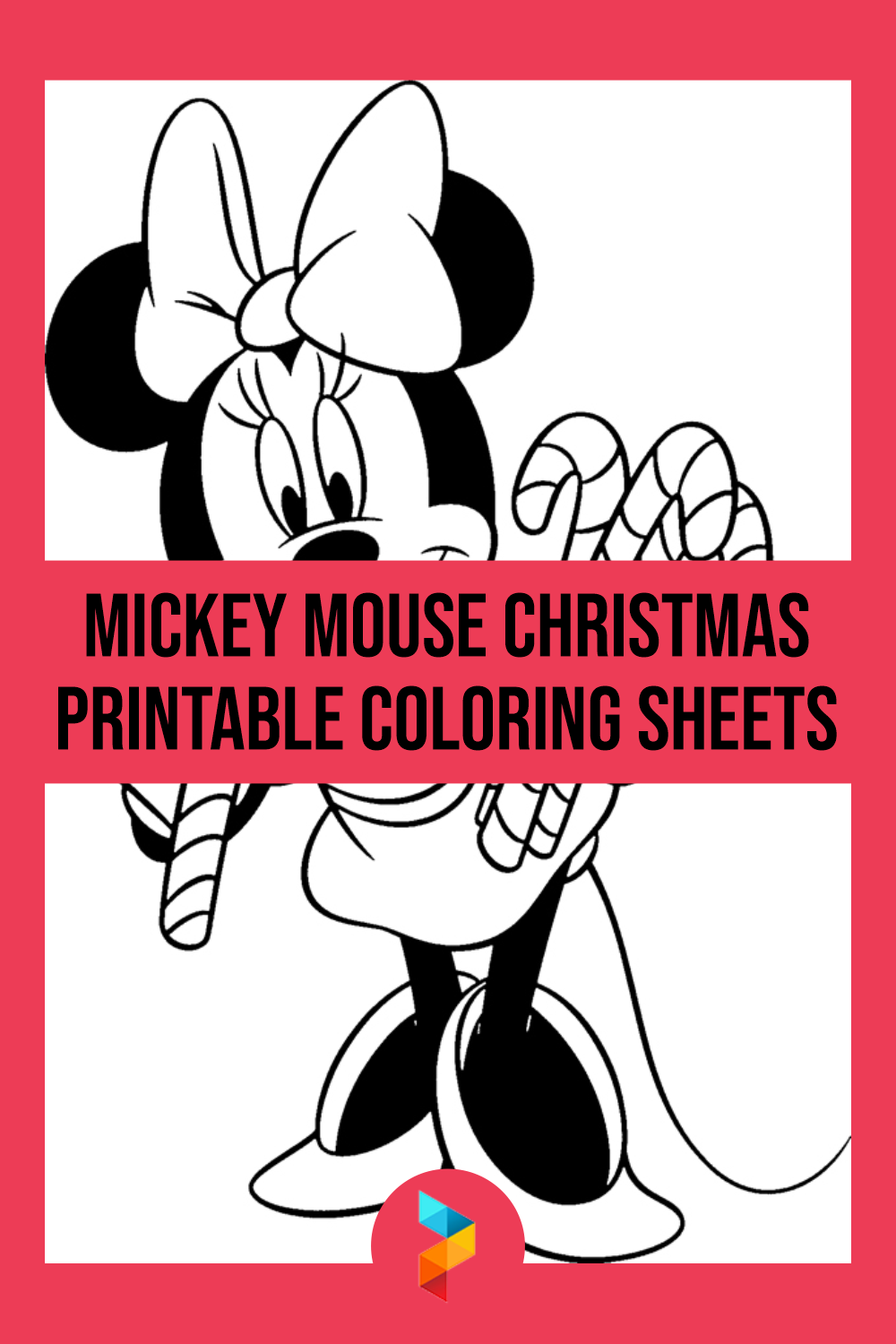 Mickey Mouse Christmas   Coloring Sheets