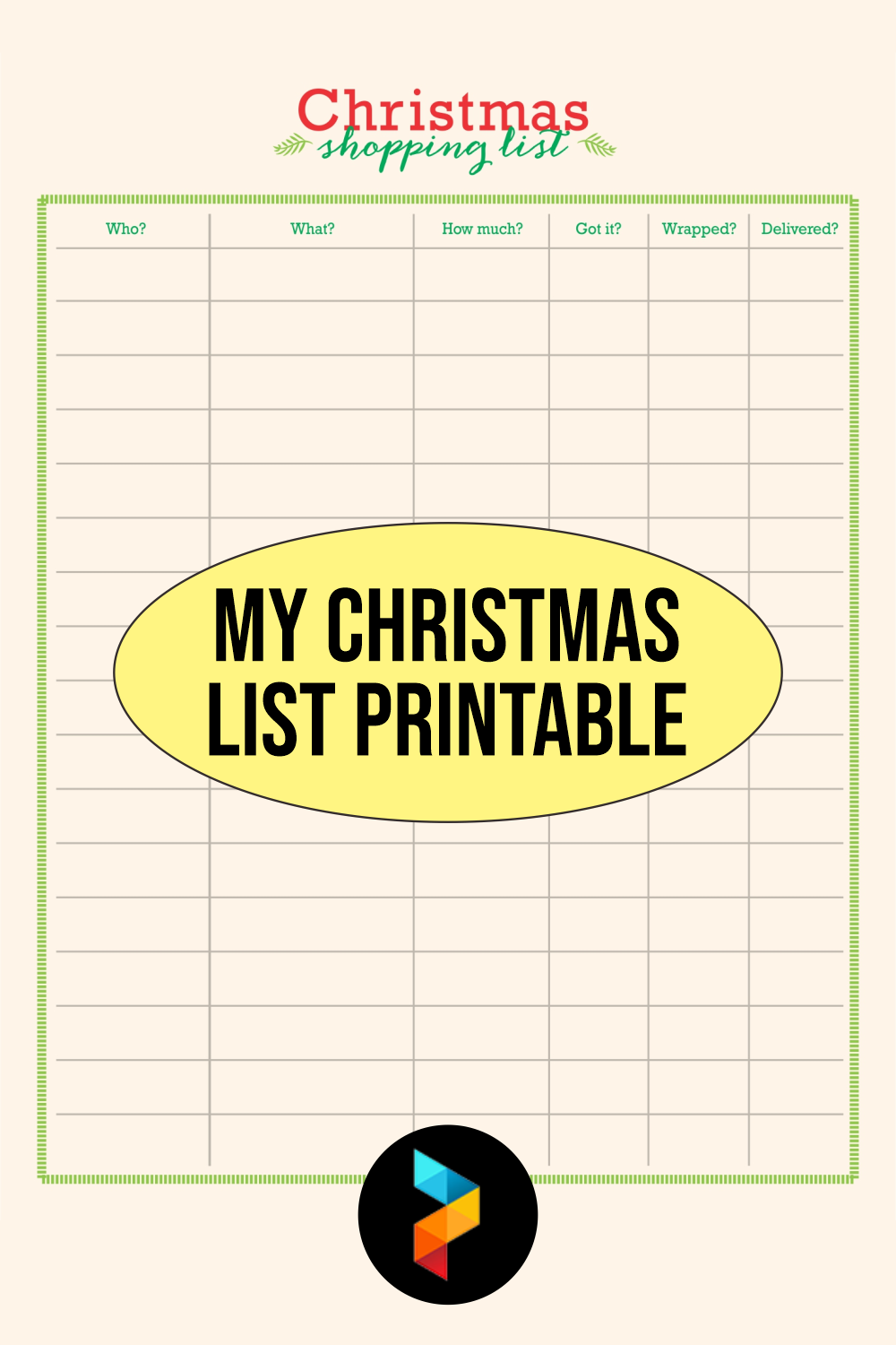 My Christmas List