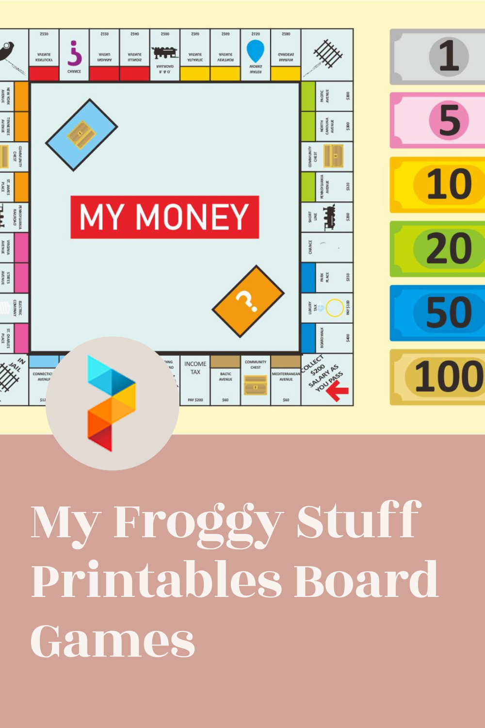 My Froggy Stuff Printables Board Games