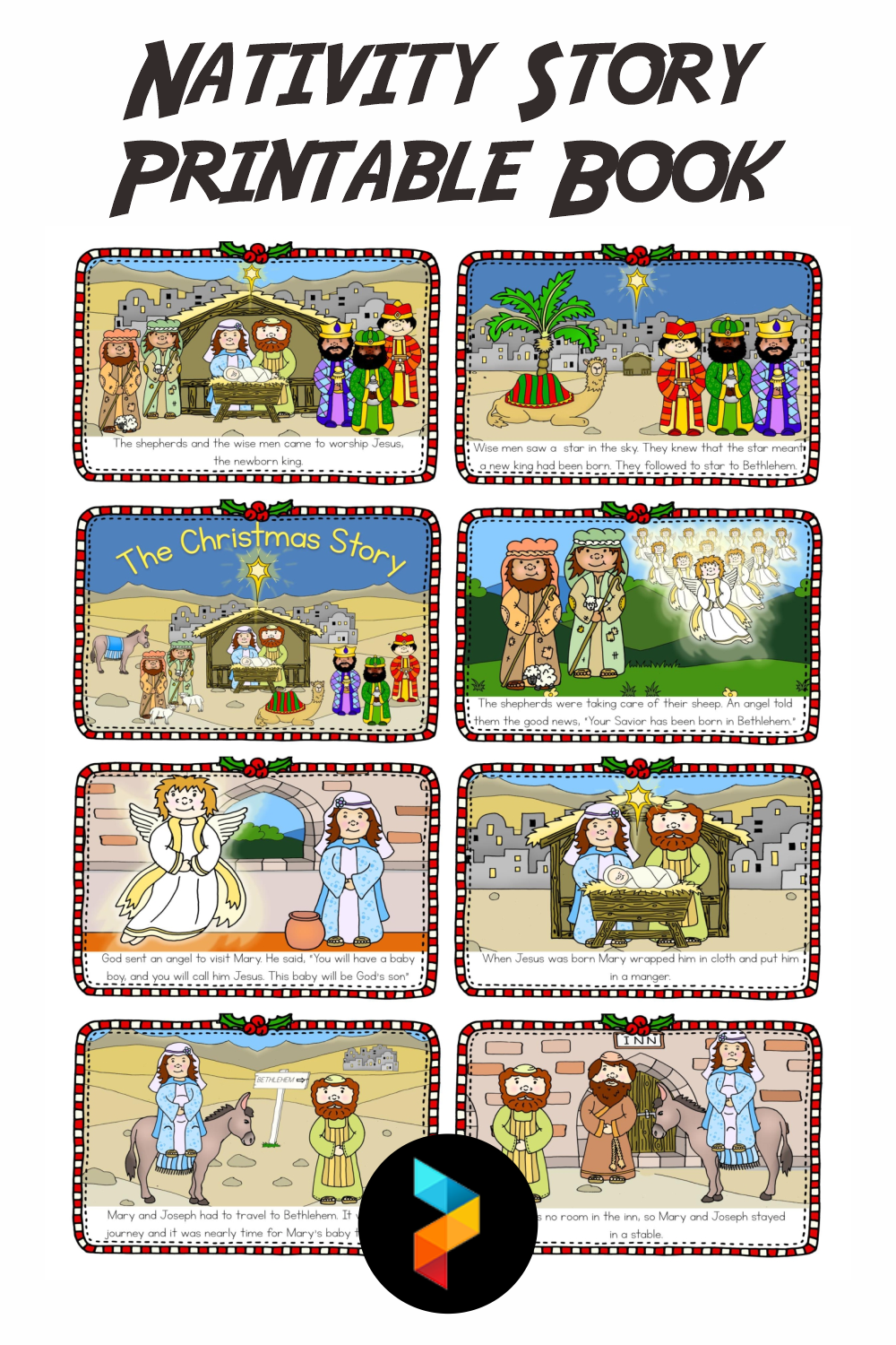 Nativity Story Printable Book