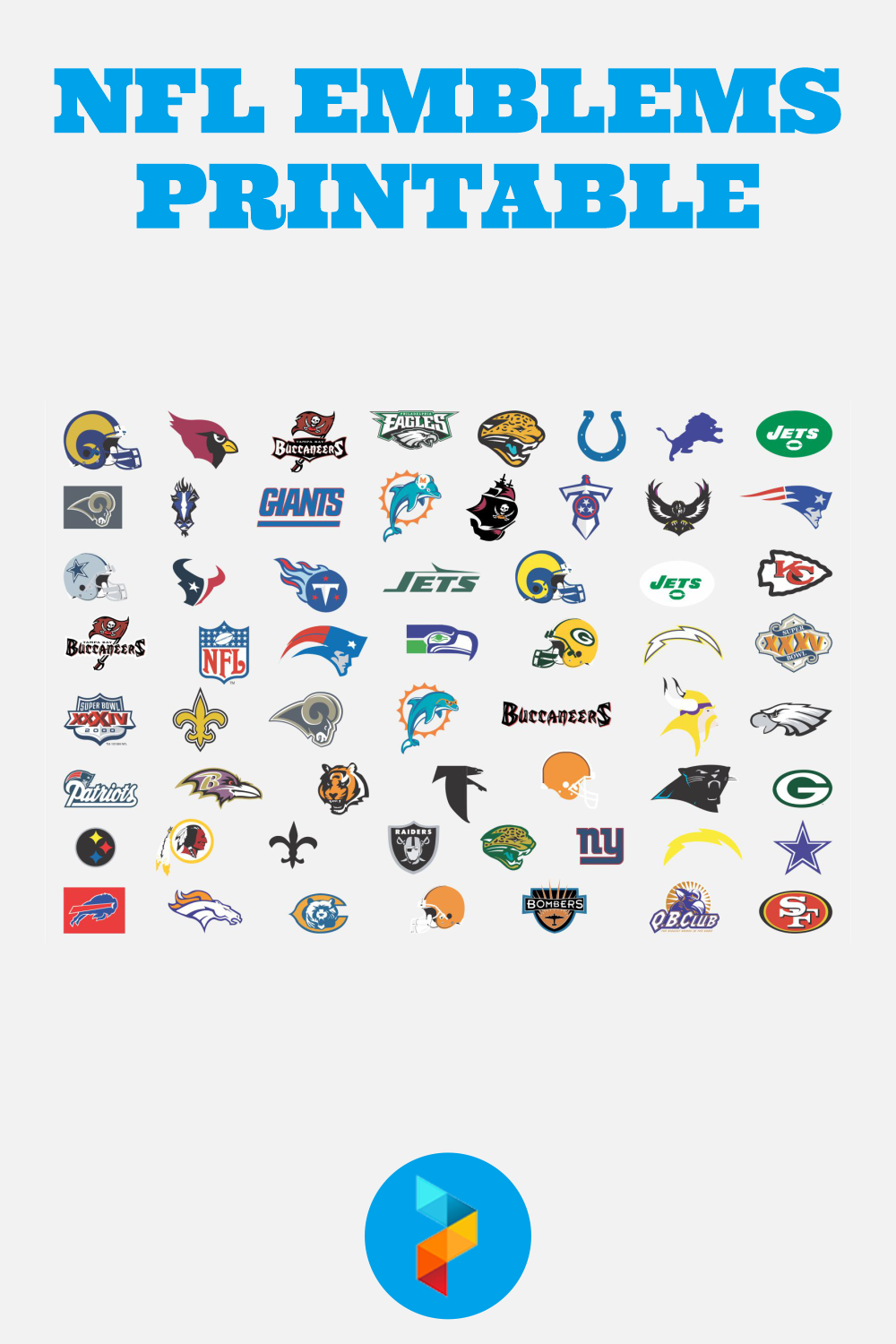 NFL Emblems Printable