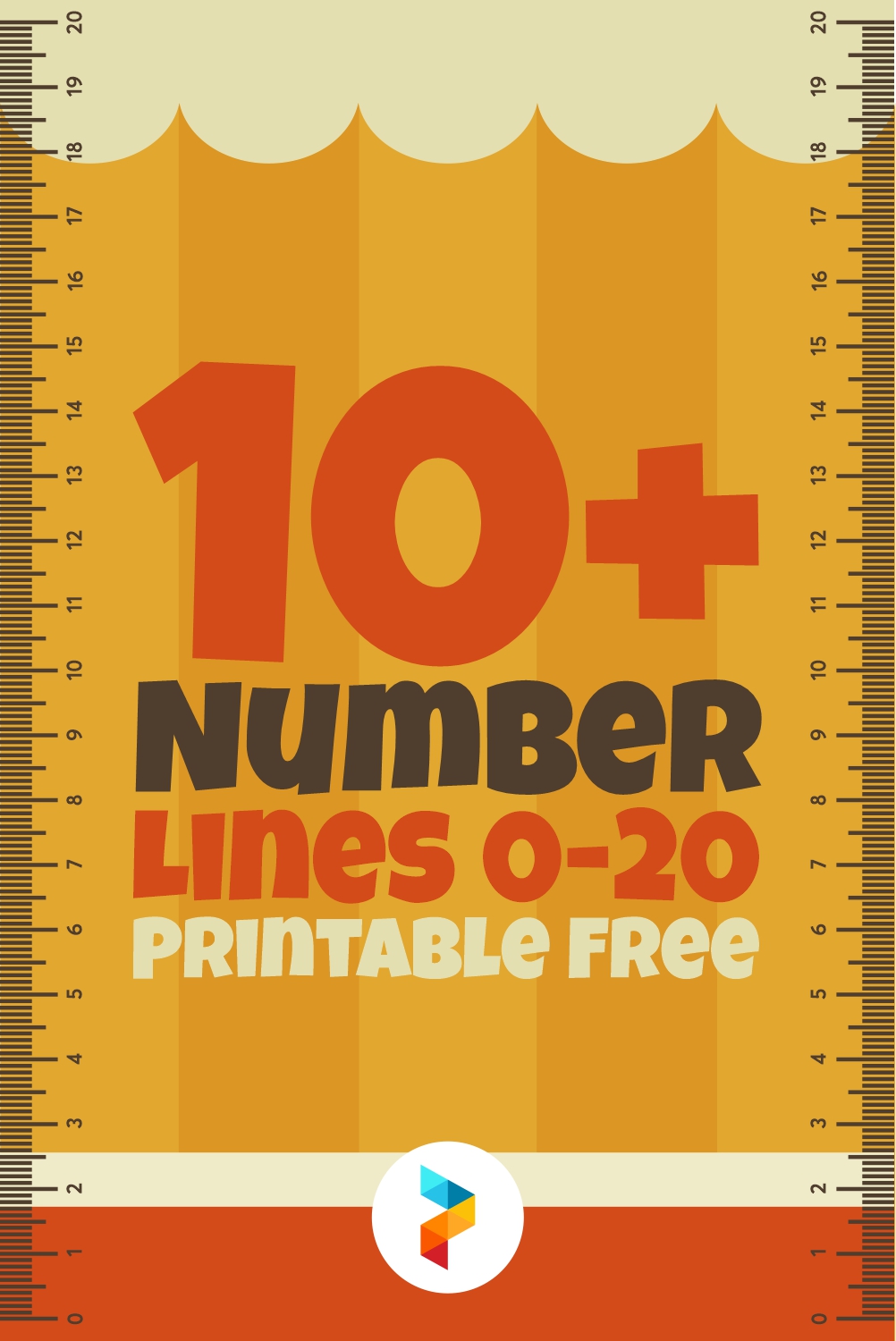 Number Lines 0 20 Printable