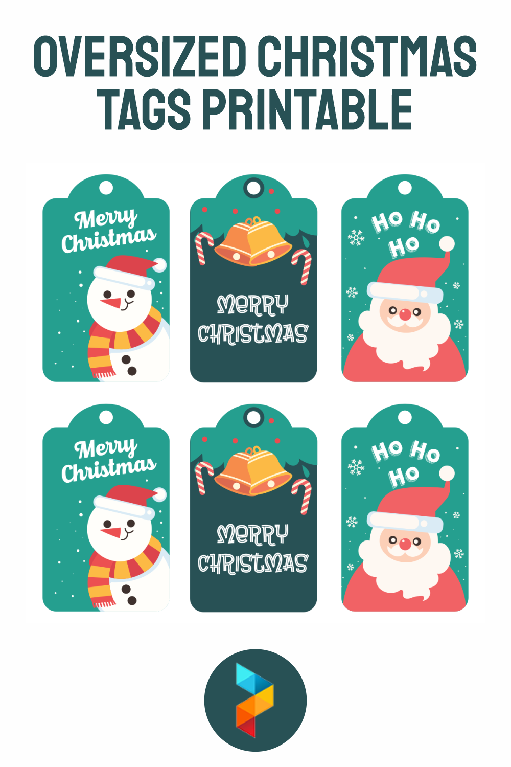 Oversized Christmas Tags