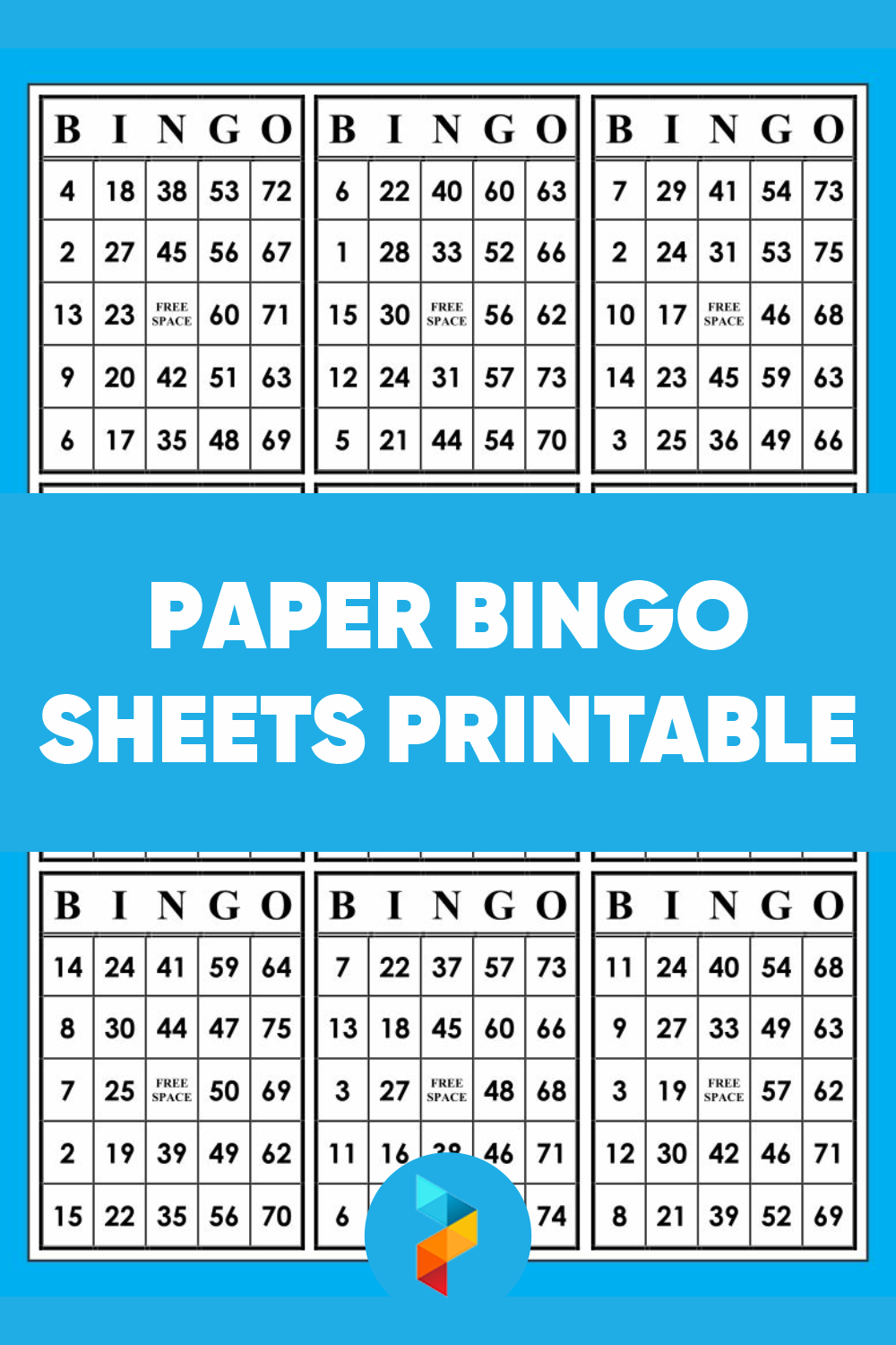 10 Best Paper Bingo Sheets Printable - printablee.com