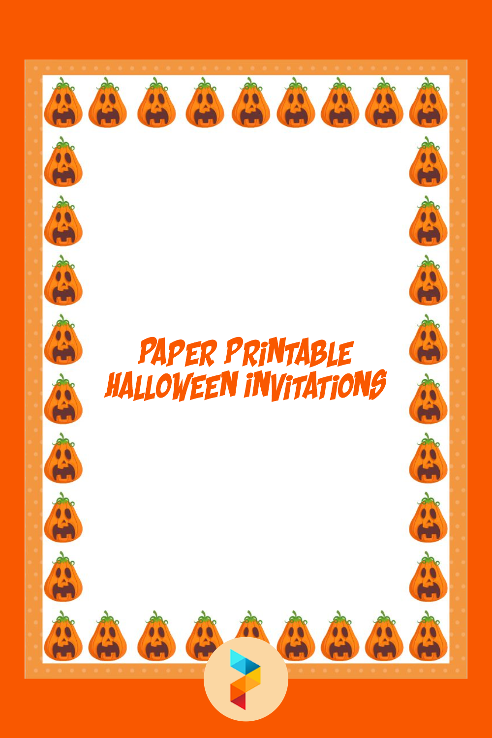 Paper  Halloween Invitations