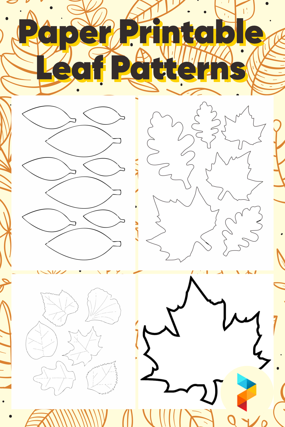 Paper Printable Leaf Patterns