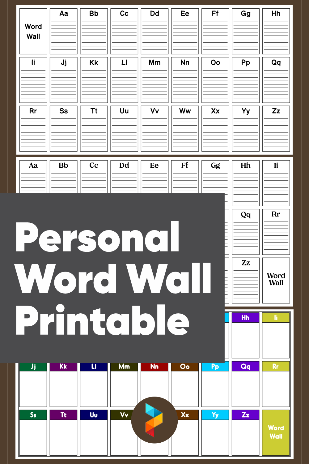 25 Best Personal Word Wall Printable - printablee.com With Blank Word Wall Template Free