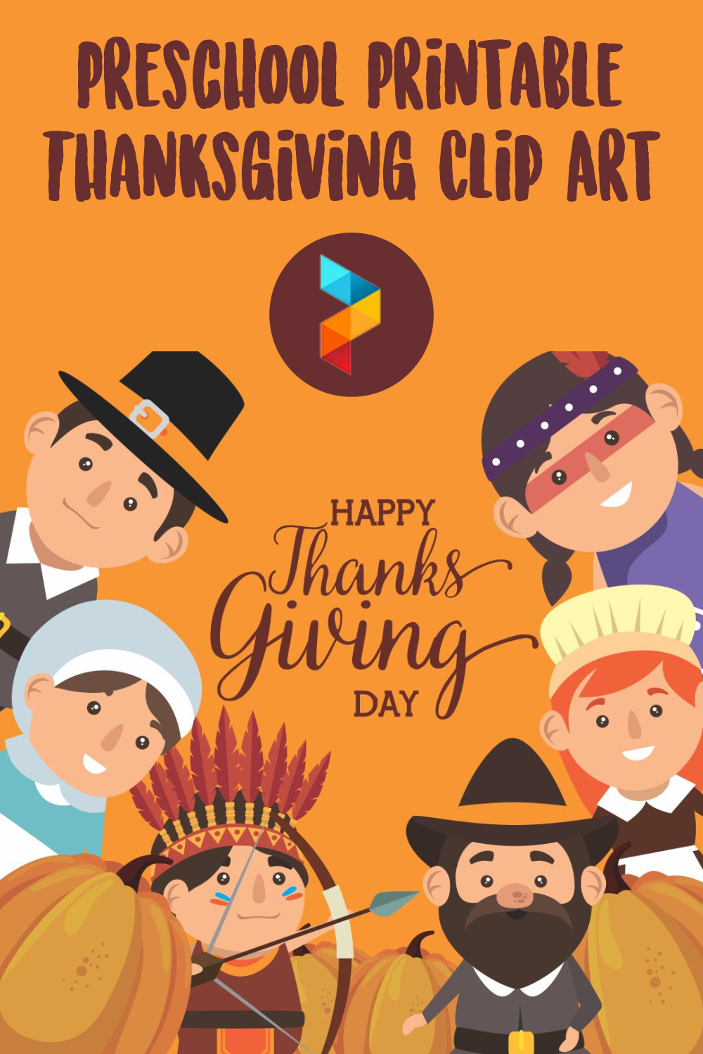 Preschool  Thanksgiving Clip Art