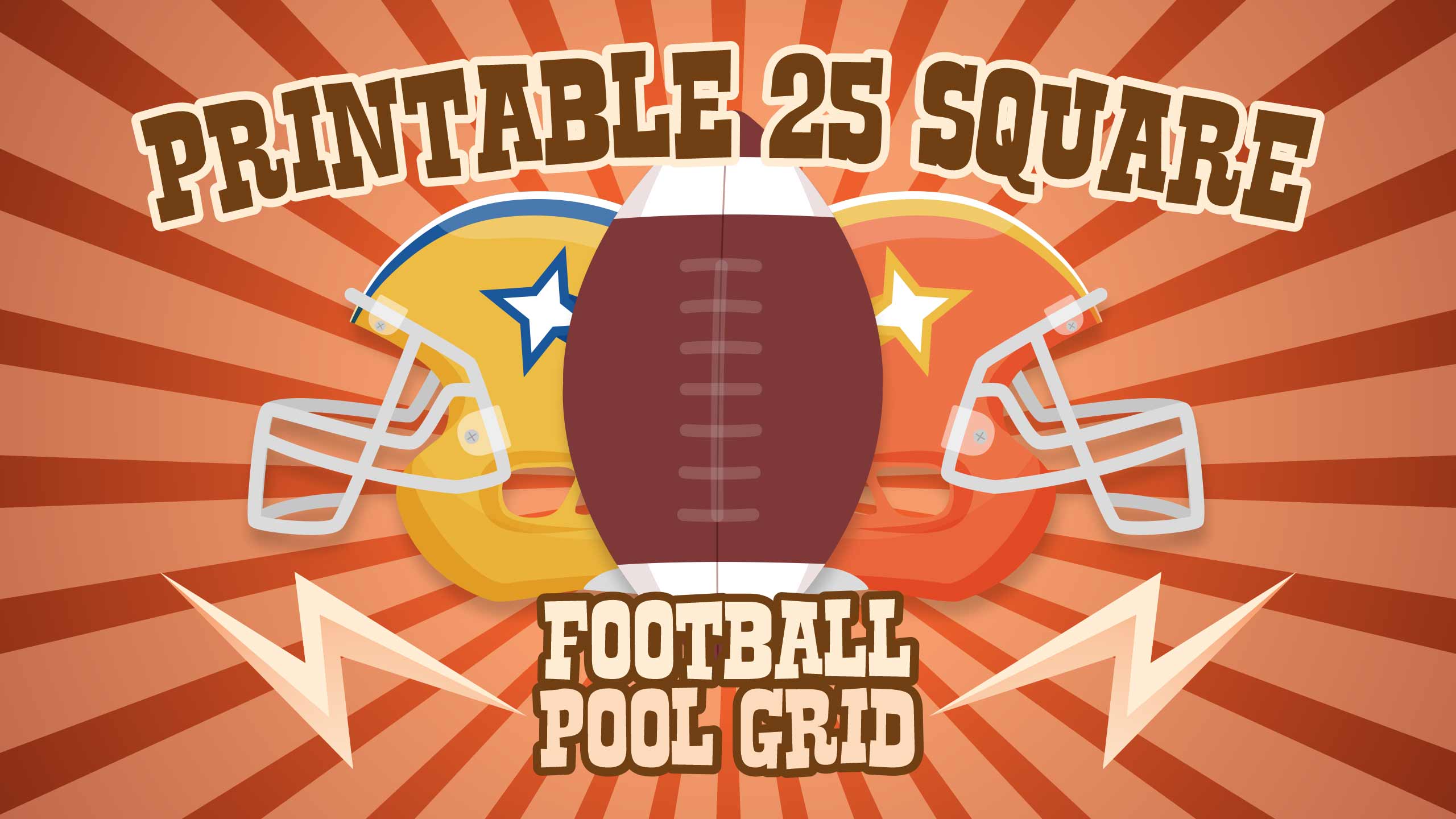 25 Square Football Pool Grid 25 Square Football Pool Grid