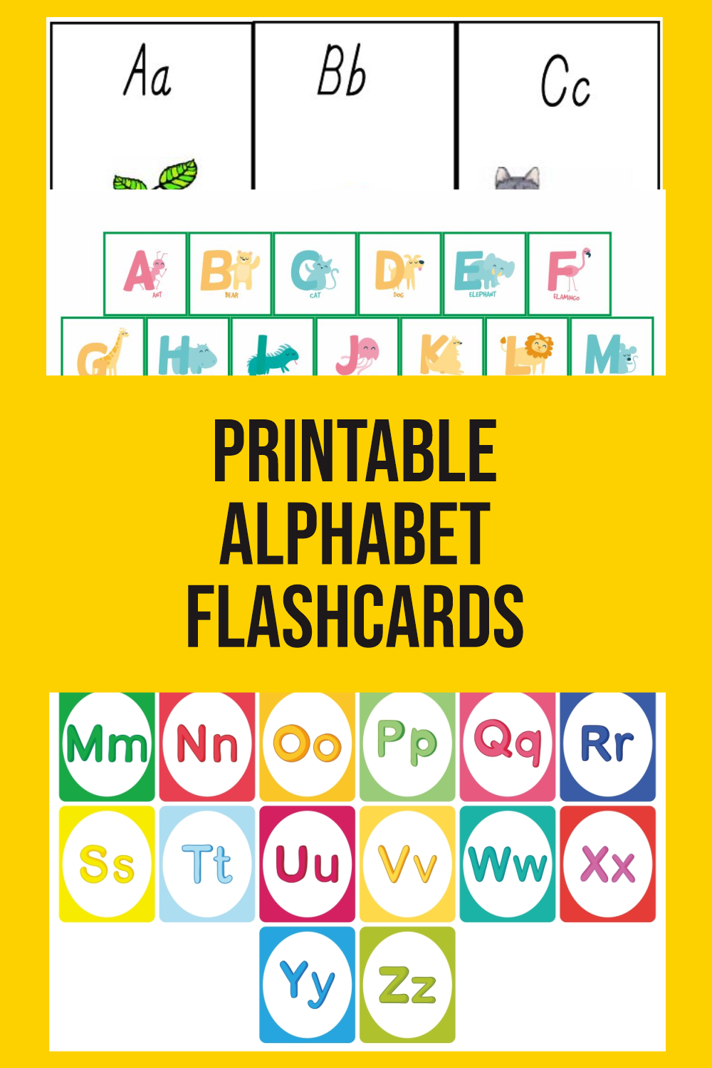 Printable Alphabet Flashcards