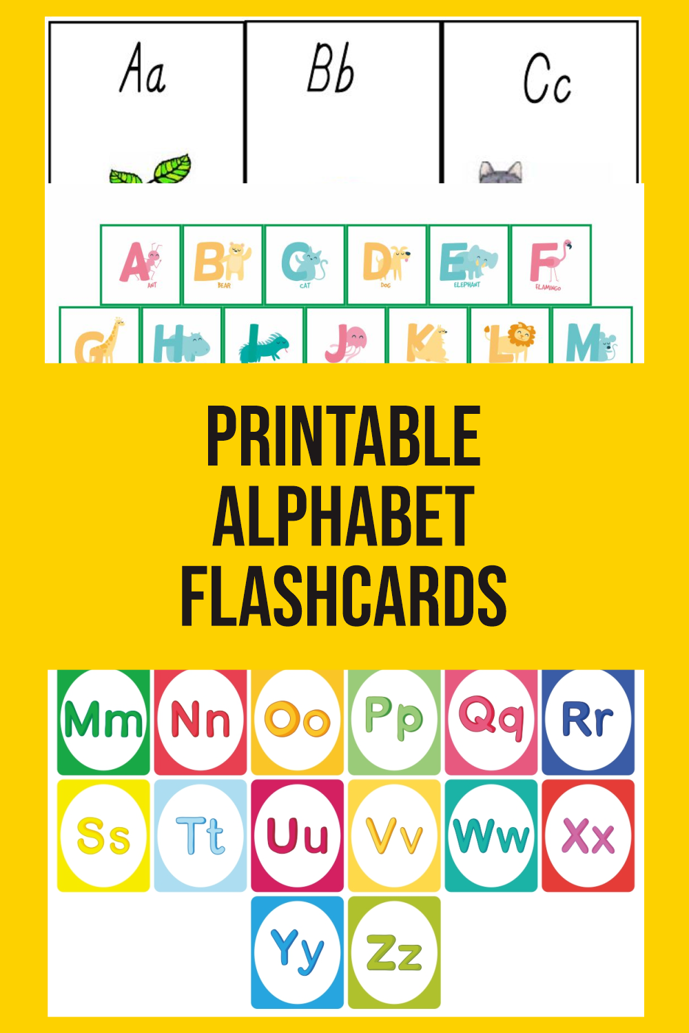 13 Best Free Printable Alphabet Flashcards Printablee