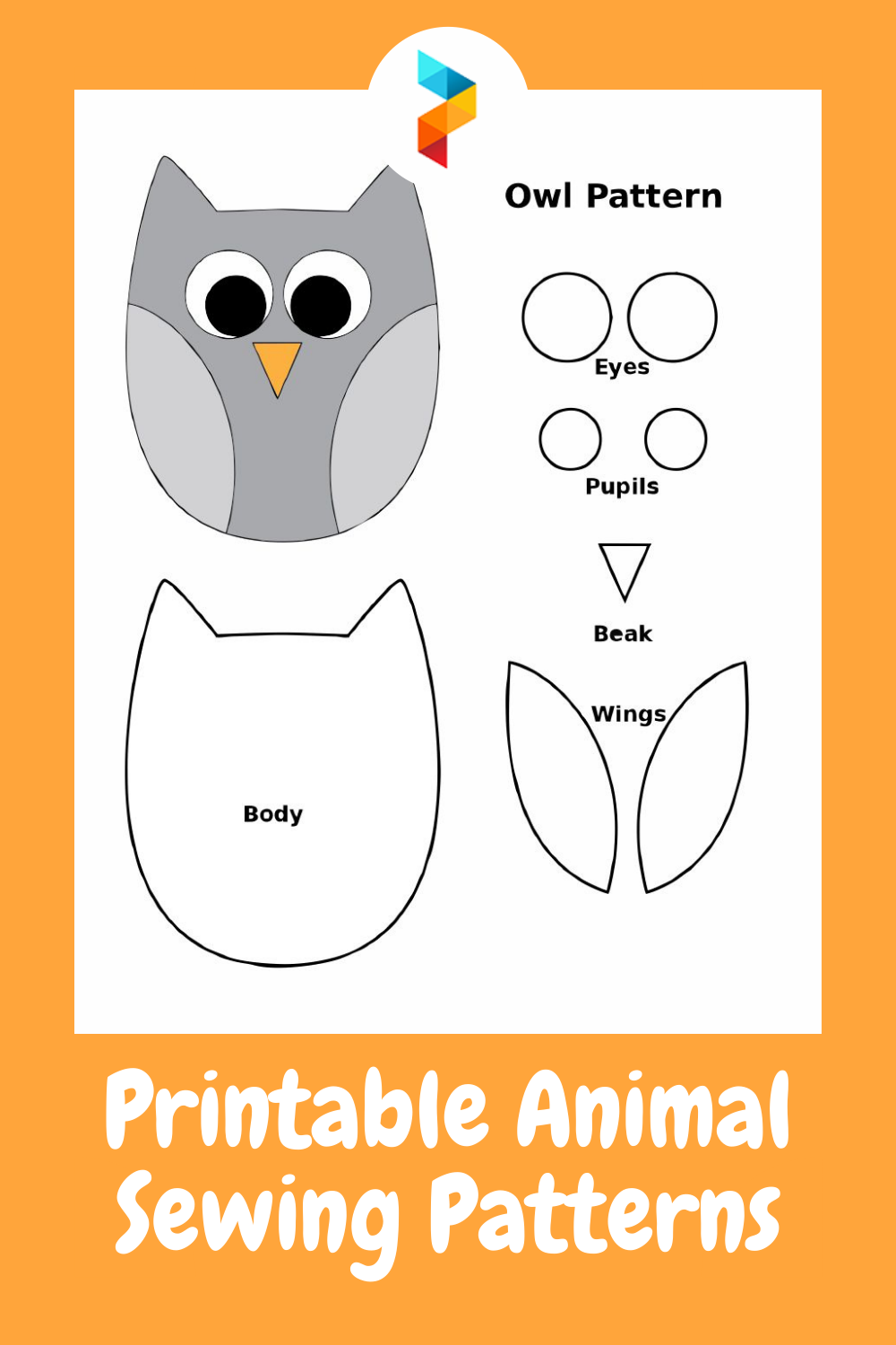 6 Best Free Printable Animal Sewing Patterns Printablee Com