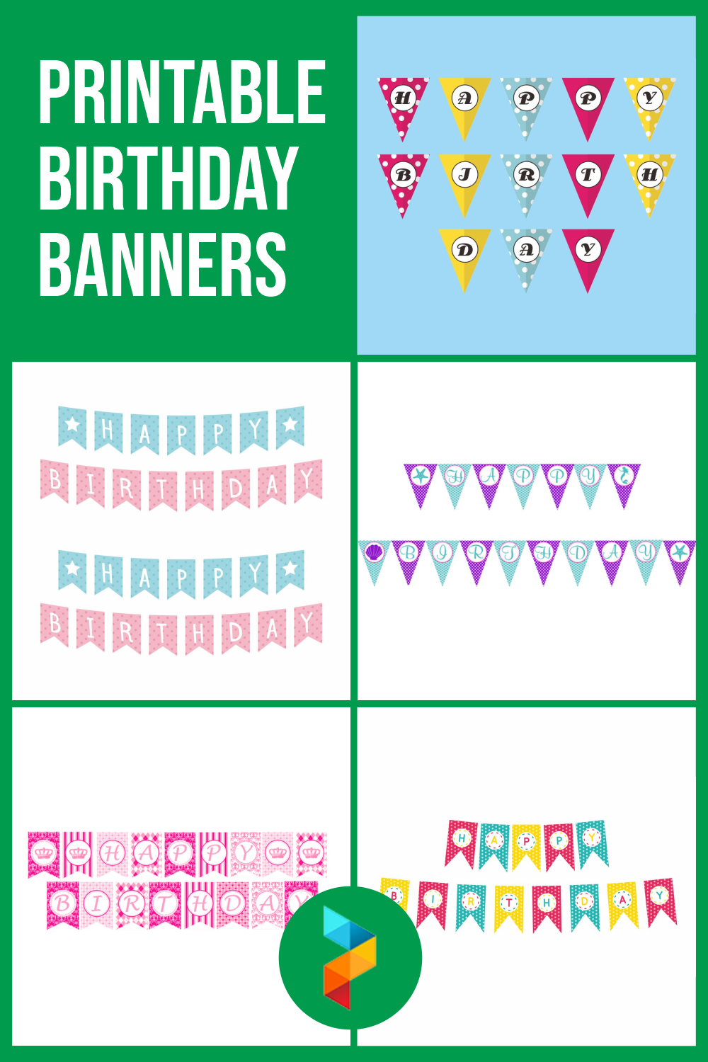 Birthday Banners - 10 Free PDF Printables | Printablee