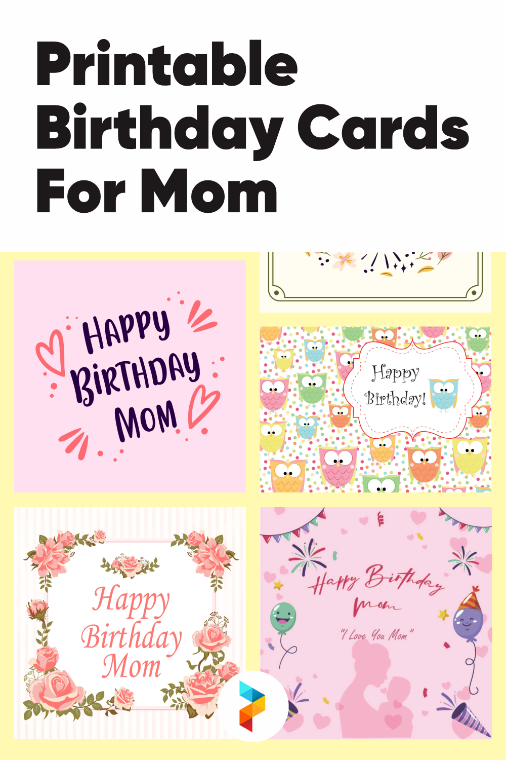 Birthday Cards Printable Free Mom