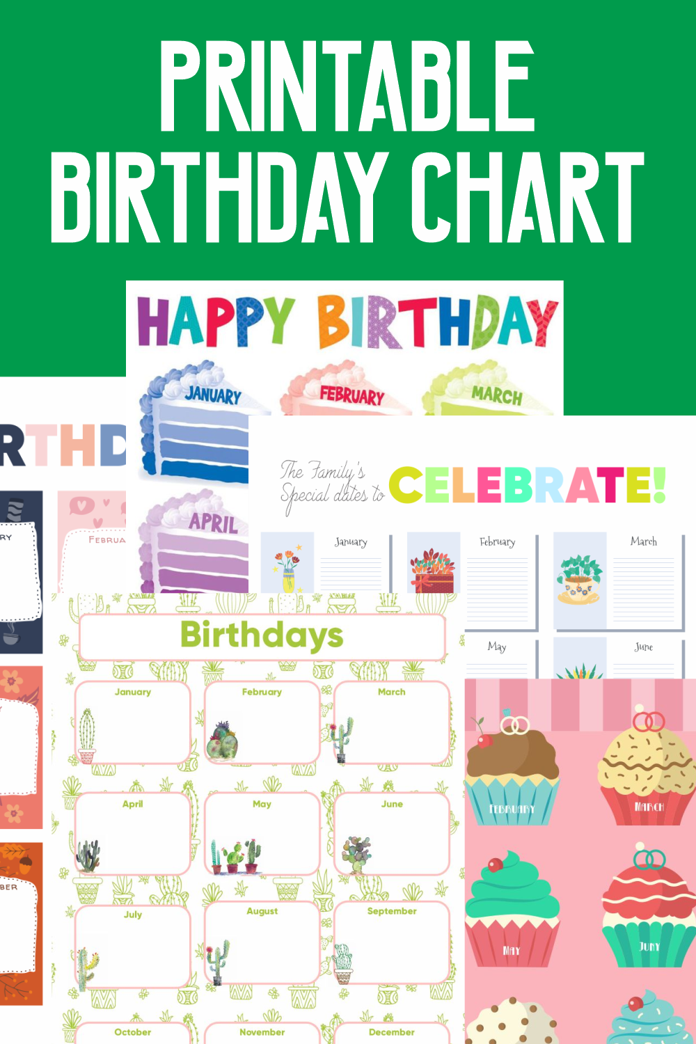Printable Birthday Chart