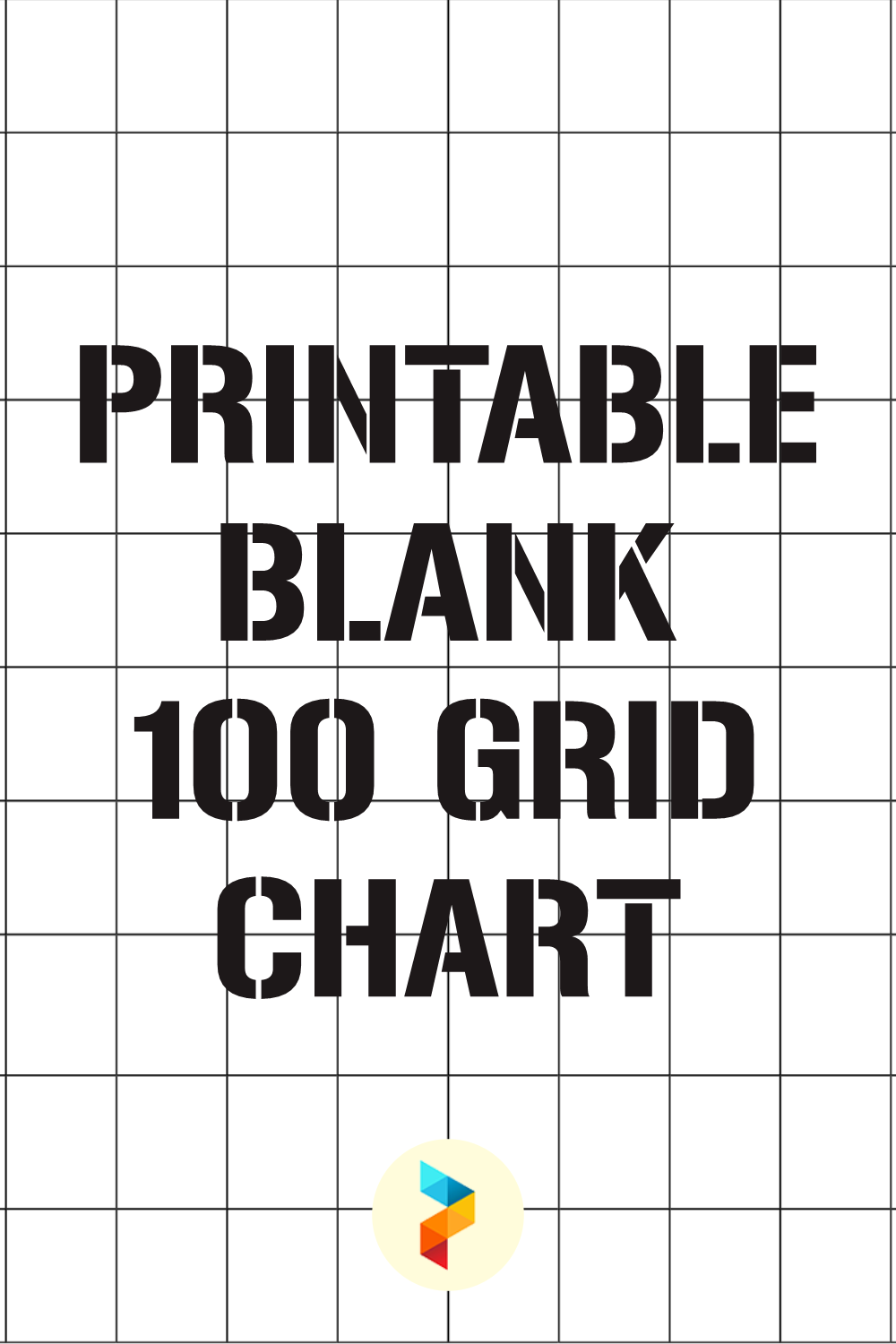 Printable Blank 100 Grid Chart