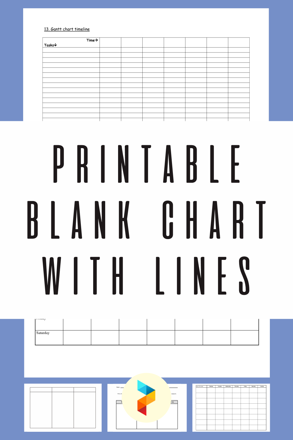 10 Best Printable Blank Chart With Lines