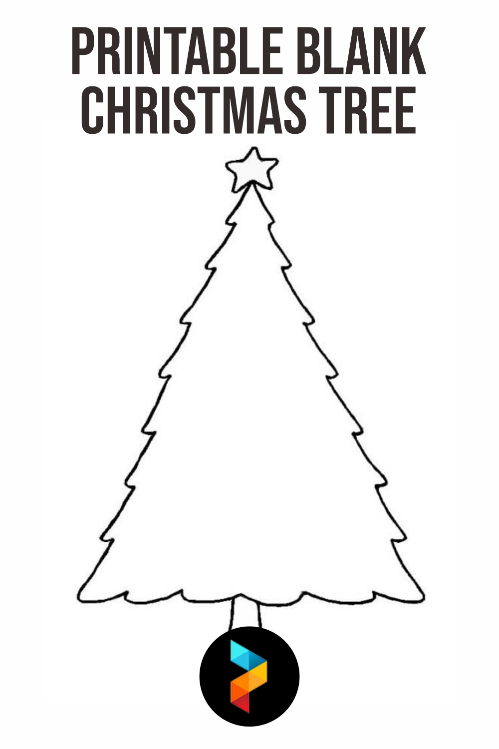 5 Best Printable Blank Christmas Tree