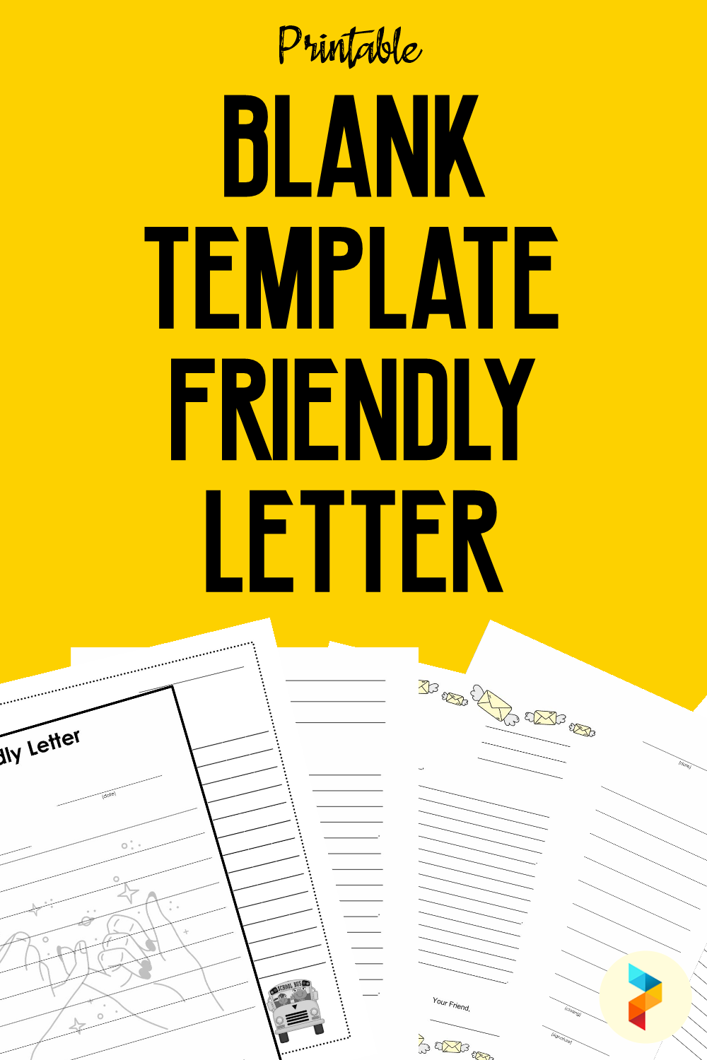 Free Printable Friendly Letter Template For 3rd Grade