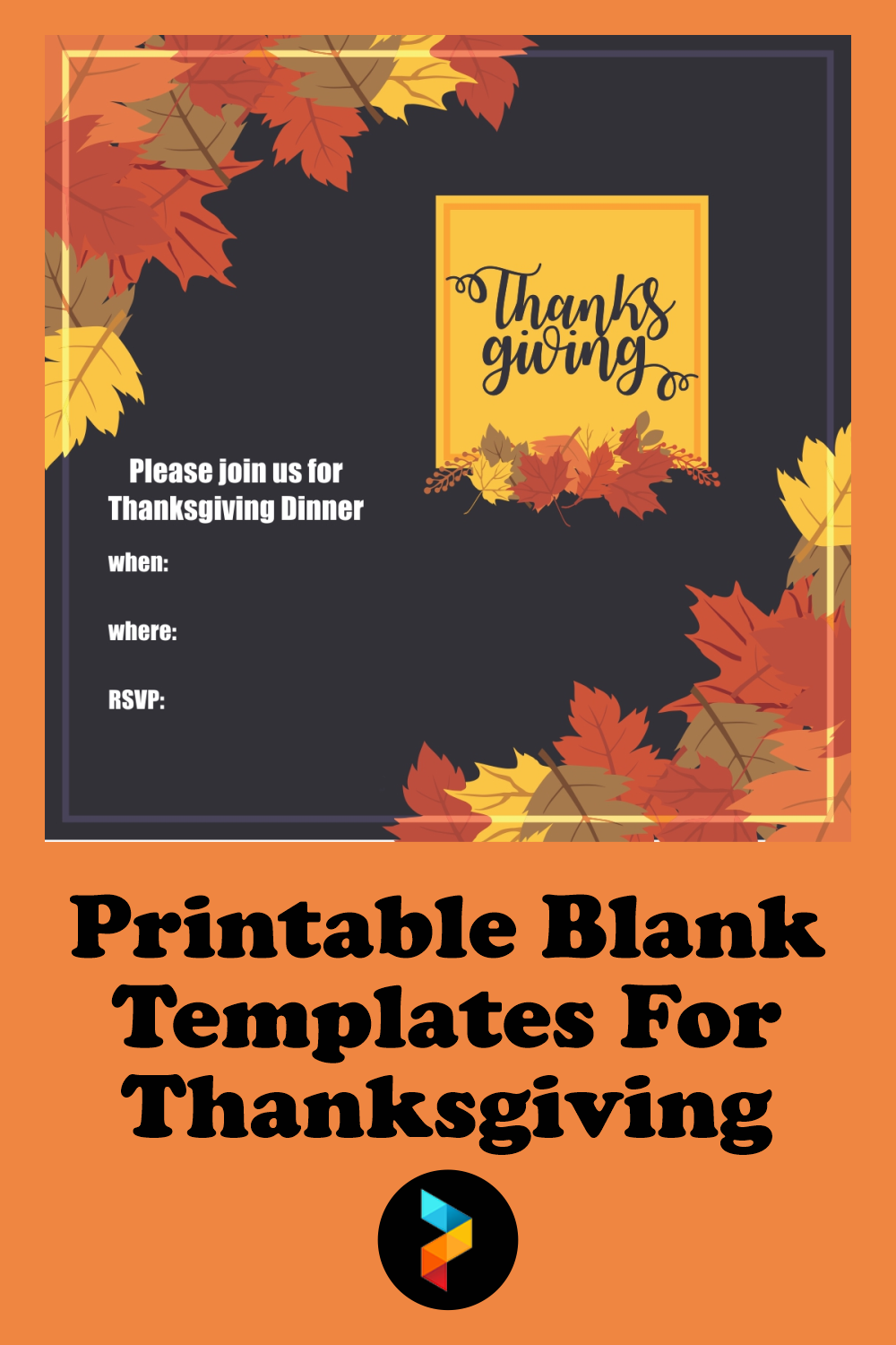 10 Best Printable Blank Templates For Thanksgiving PDF for Free at