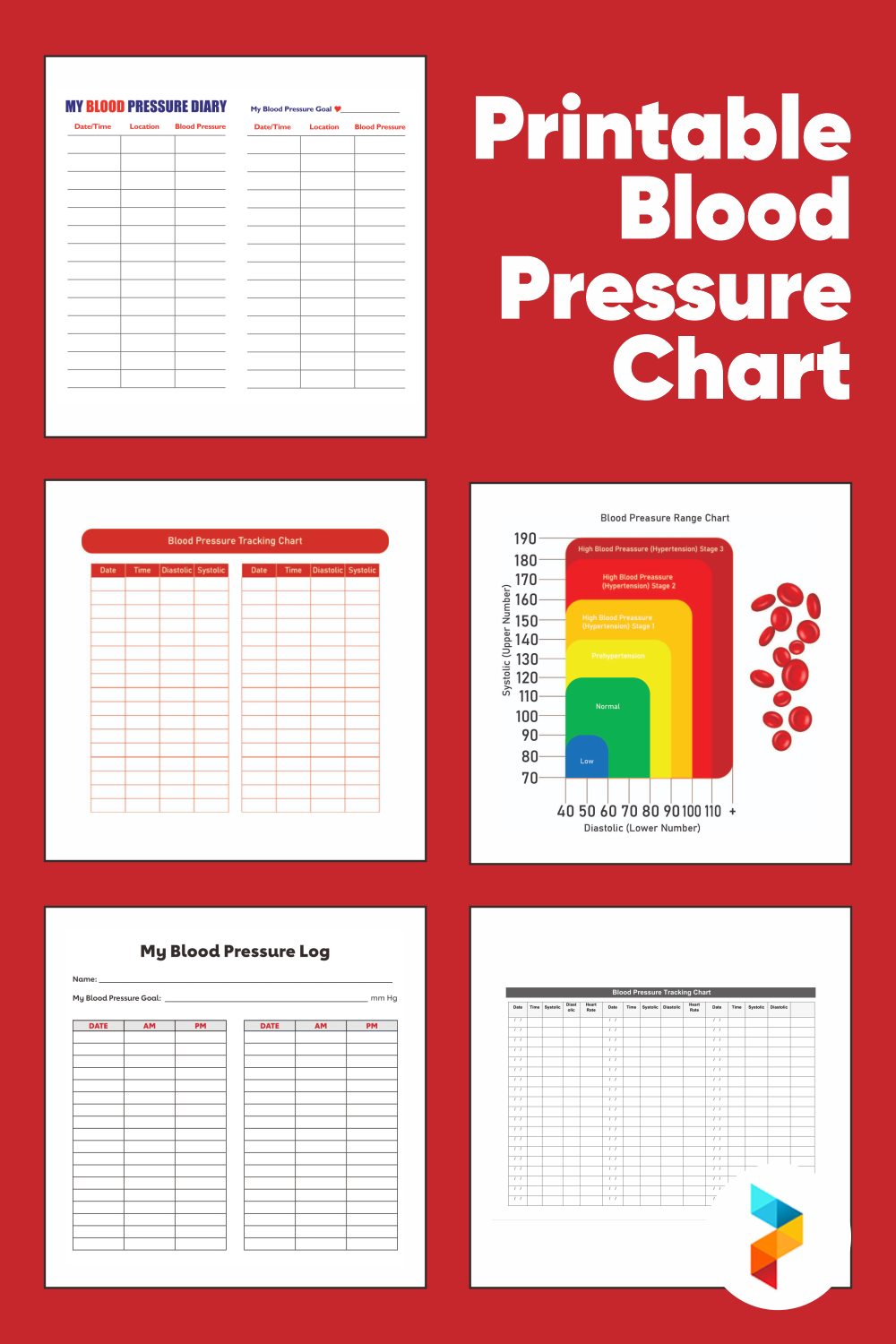 Printable Blood Pressure Chart