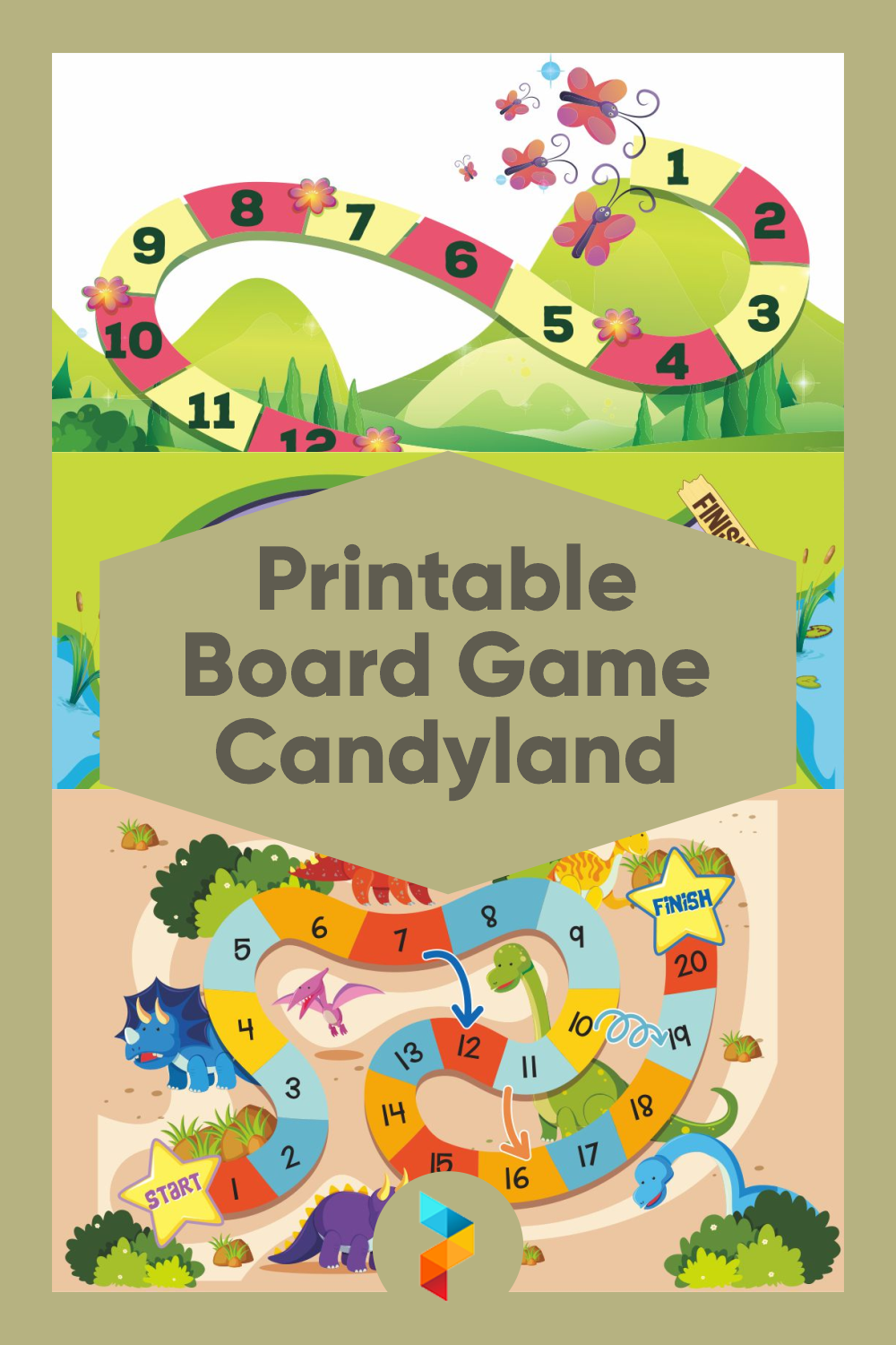 Printable Board Game Candyland