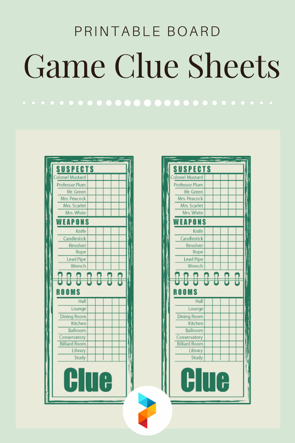 printable clue game cards