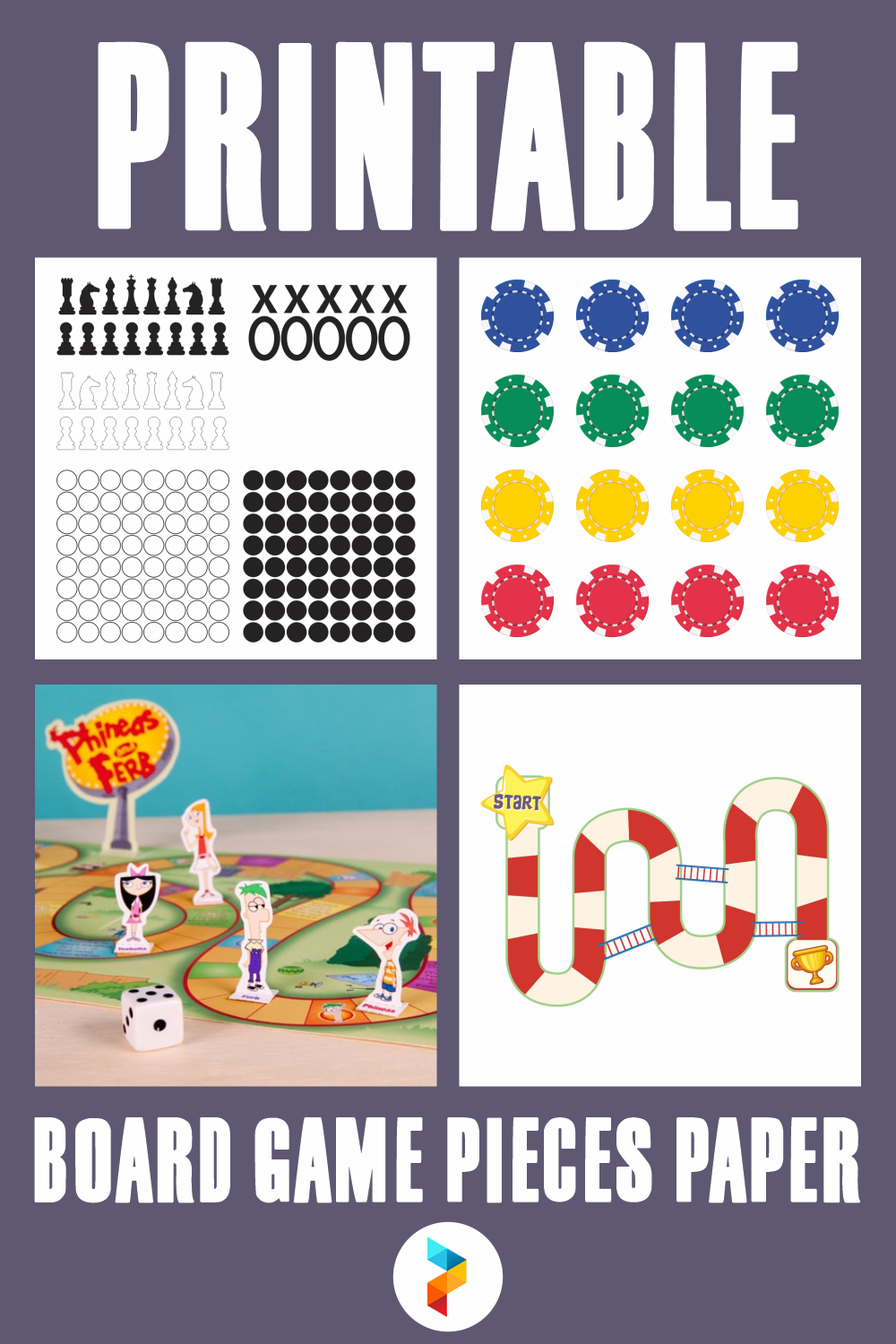 Board Game Pieces Paper 10 Free PDF Printables Printablee