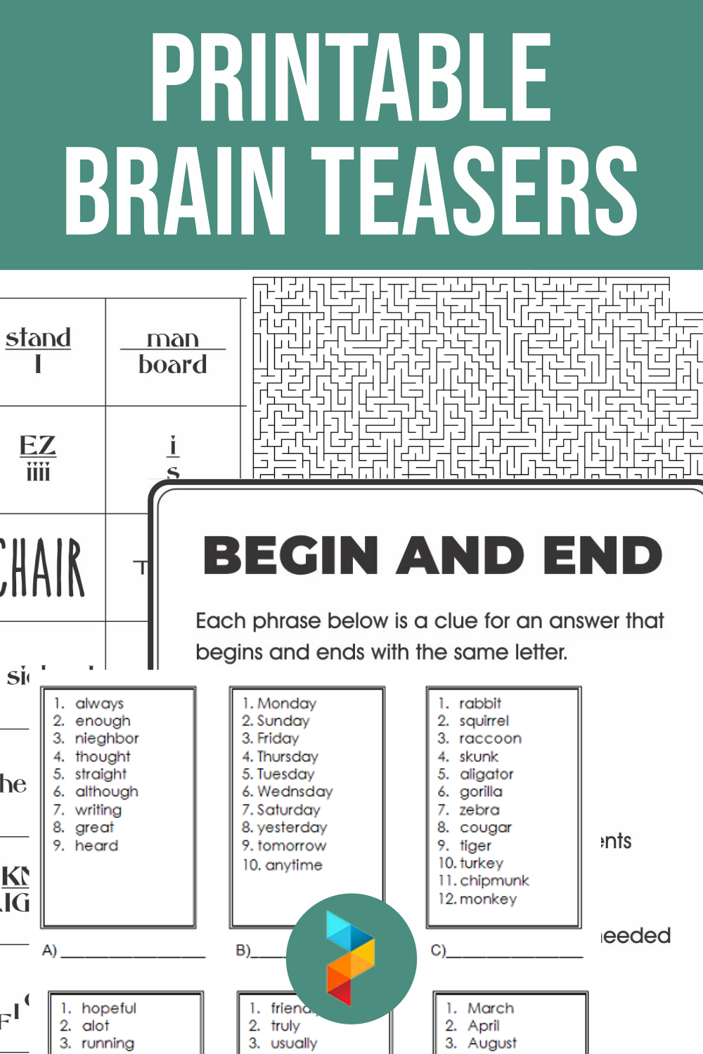 Printable Brain Teasers