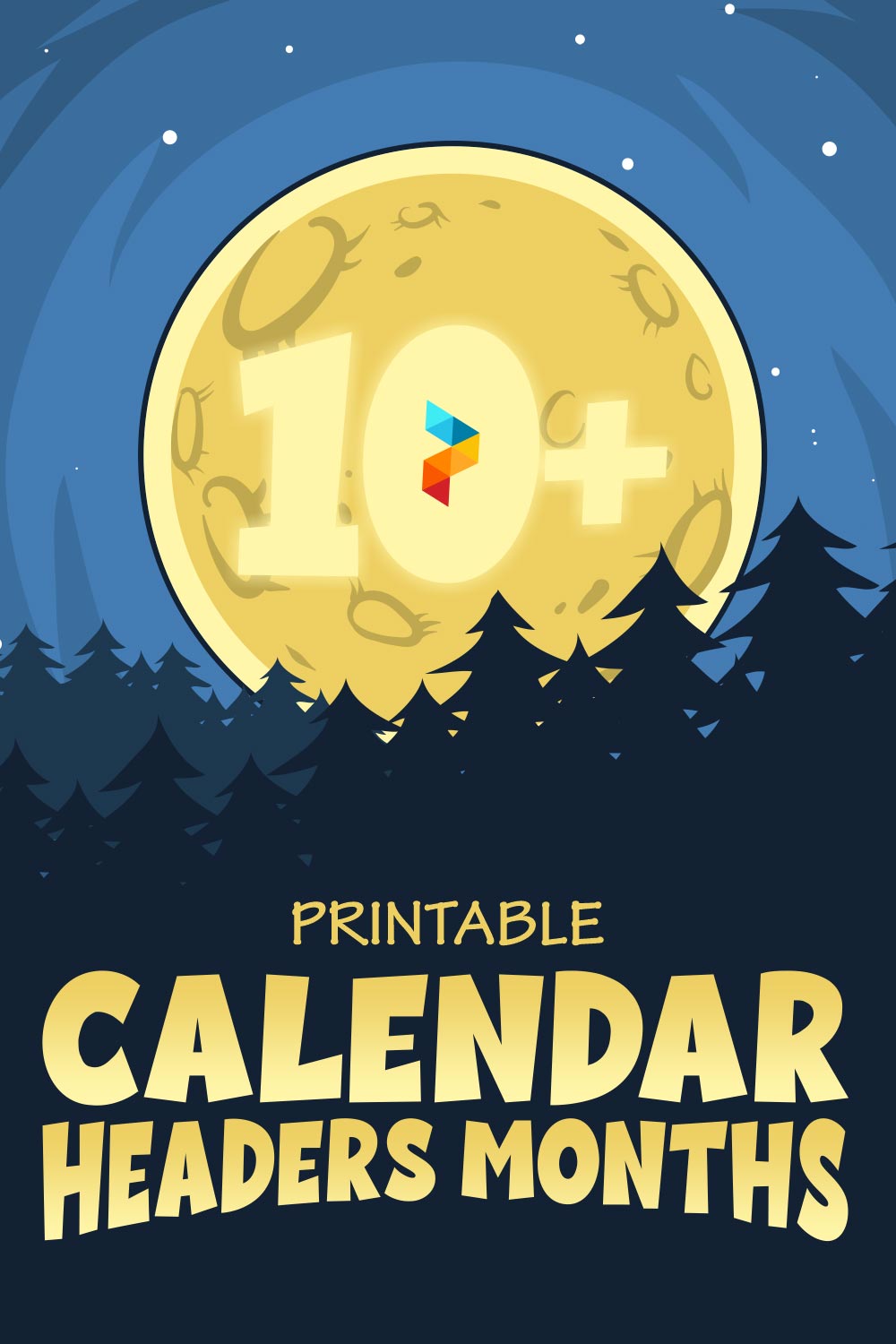 Calendar Headers Months 10 Free Pdf Printables Printablee