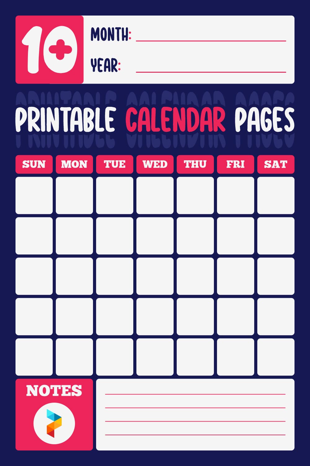 Calendar Pages Calendar Pages