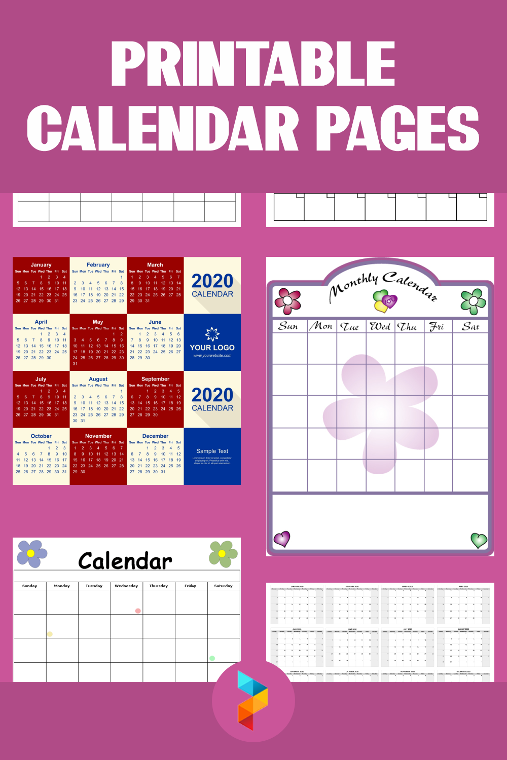 10 Best Printable Calendar Pages - printablee.com