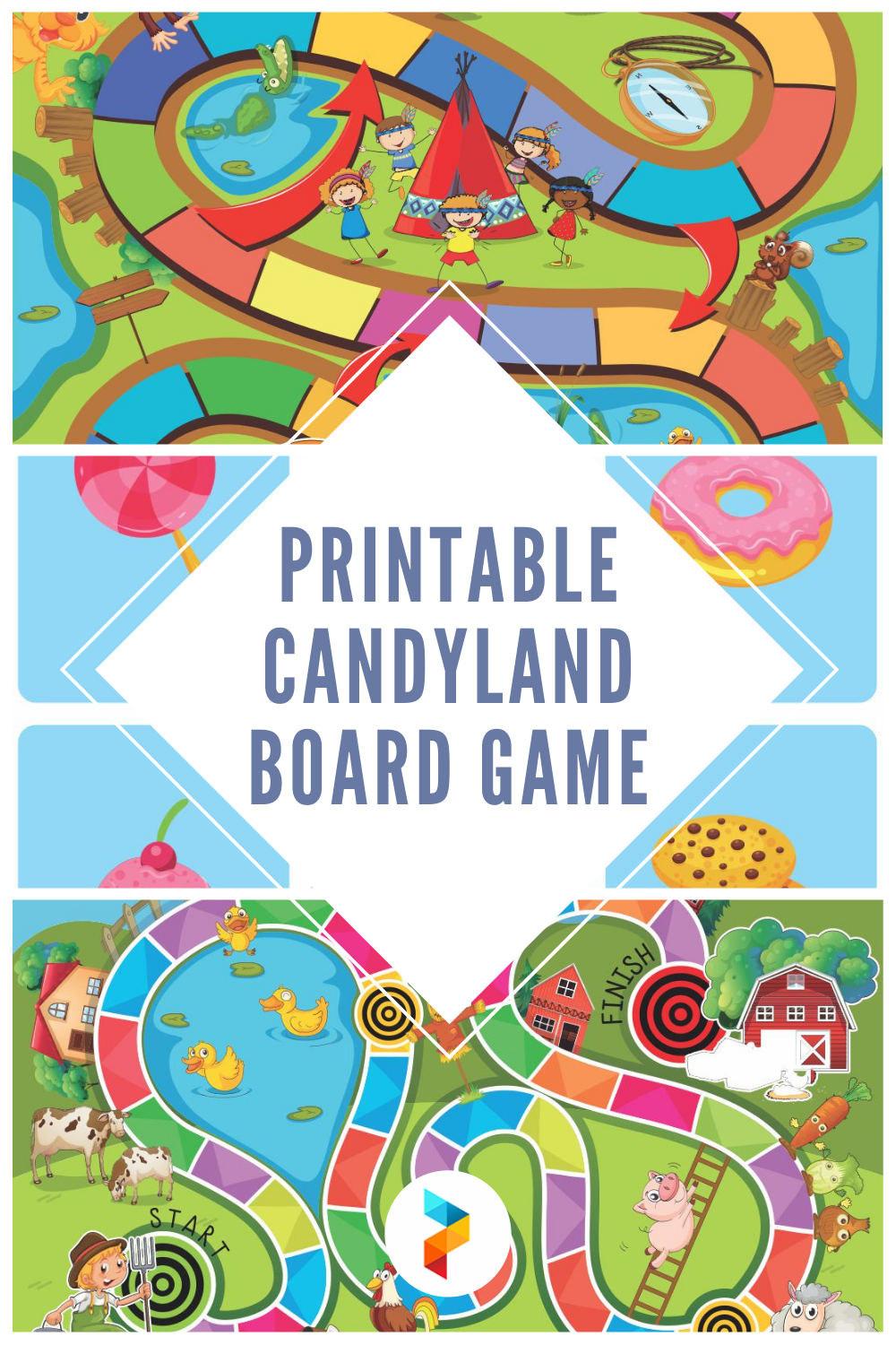 World's Smallest Candy Land Board Game - Miniature Dollhouse Size Toy By Hasbro