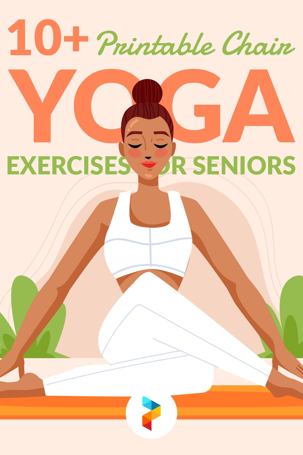 Seated Chair Yoga For Seniors Printable