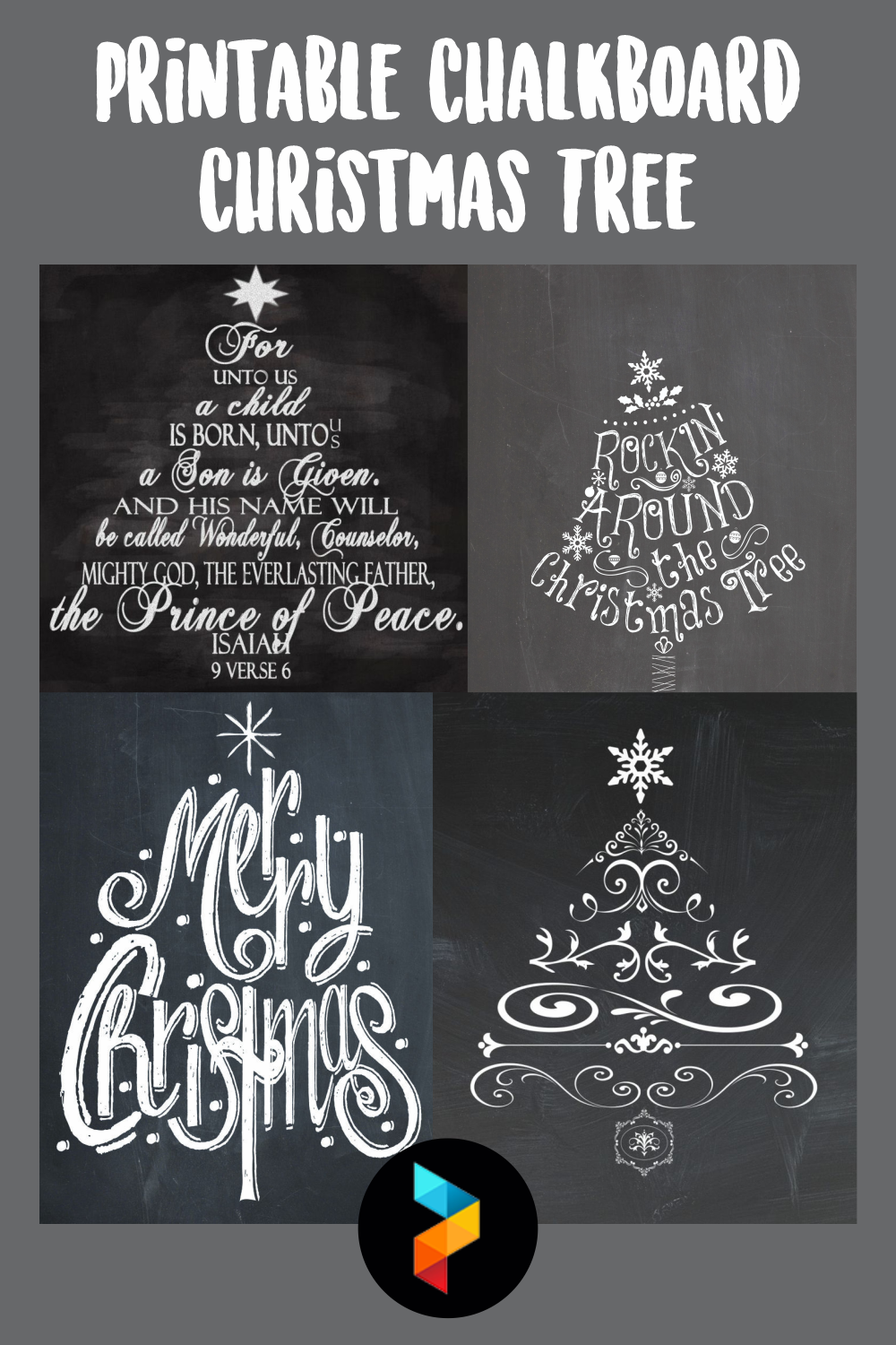 Chalkboard Christmas Tree